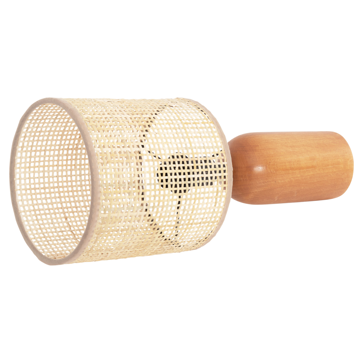 ΕΠΙΤΡΑΠΕΖΙΟ ΦΩΤΙΣΤΙΚΟ LYKTUR HM4709 ΜΠΕΖ ΚΑΠΕΛΟ WICKER-ΞΥΛΙΝΗ ΒΑΣΗ Φ15,5x35,5Υεκ. 4