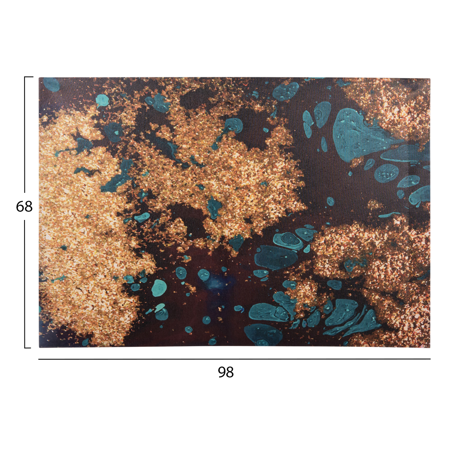 ΠΙΝΑΚΑΣ TOIXOY ΣΕΙΡΑ GOBI HM4775 ΕΚΤΥΠΩΜΕΝΟΣ ΚΑΜΒΑΣ 98x2,5(πάχος)x68Υεκ. 3