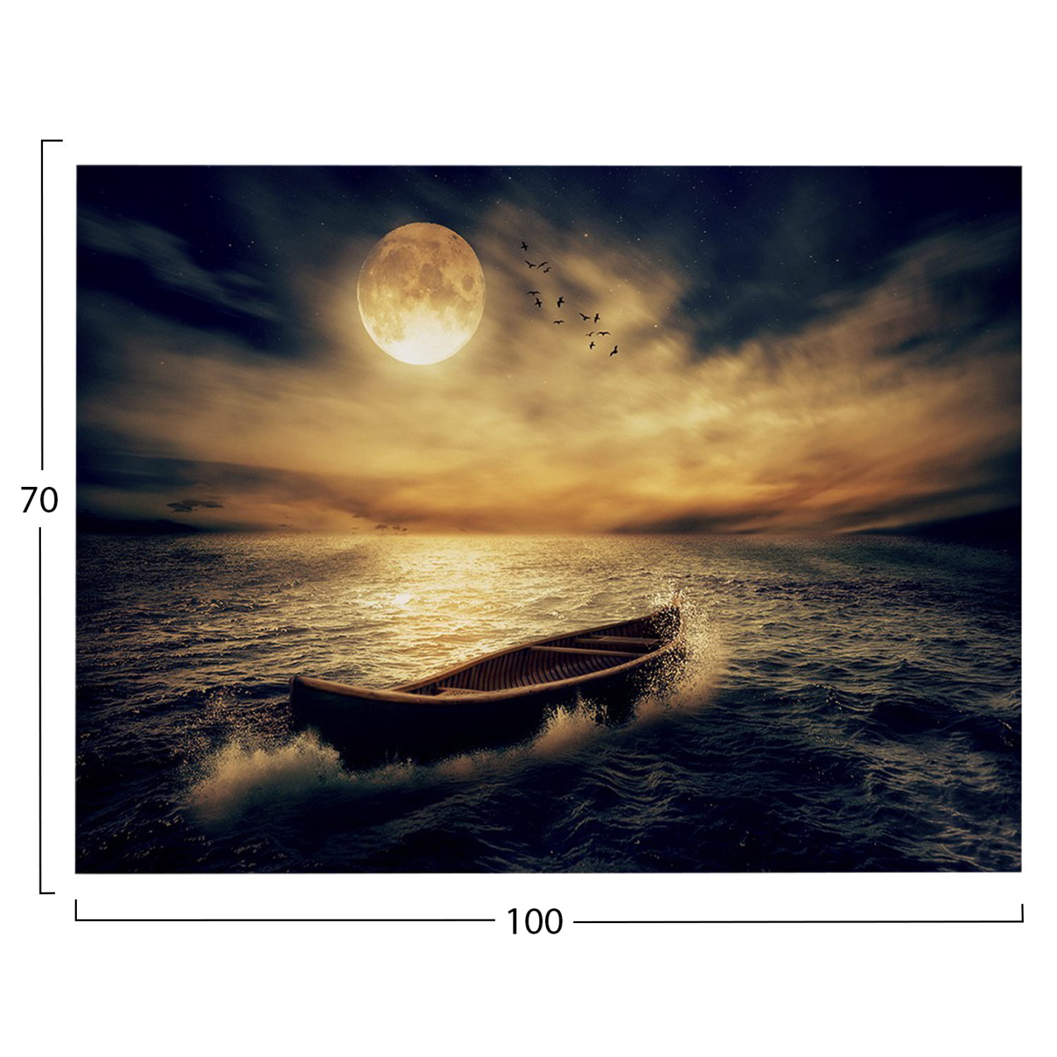 ΠΙΝΑΚΑΣ TOIXOY ΣΕΙΡΑ GOBI HM4785 ΕΚΤΥΠΩΜΕΝΟΣ ΚΑΜΒΑΣ 100x3(πάχος)x70Υεκ. 2