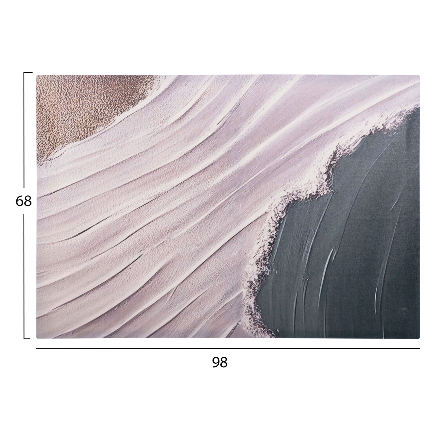 ΠΙΝΑΚΑΣ TOIXOY ΣΕΙΡΑ GOBI HM4856 ΕΚΤΥΠΩΜΕΝΟΣ ΚΑΜΒΑΣ 98x2,5(πάχος)x68Υεκ. 3