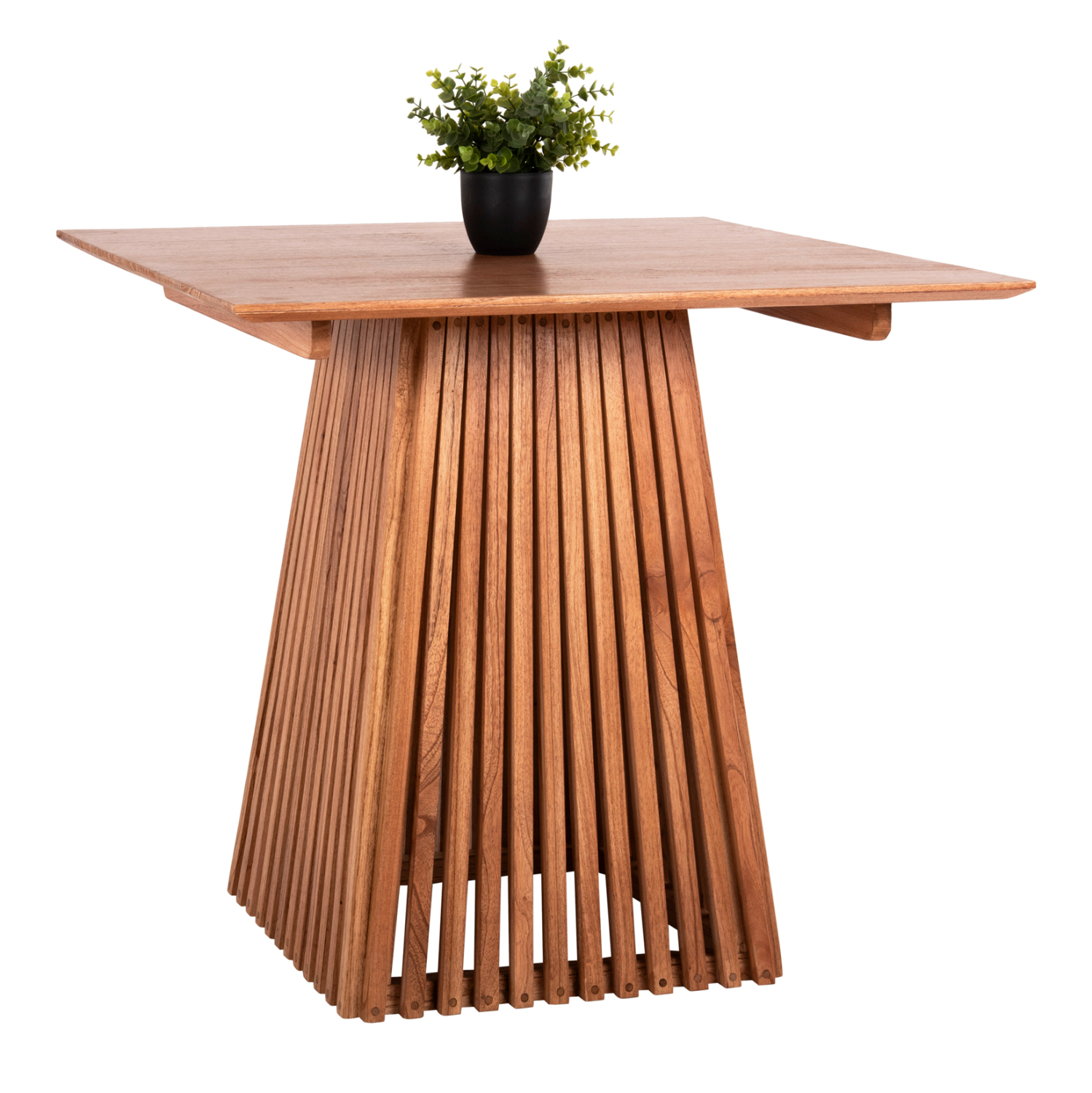 ΤΡΑΠΕΖΙ ΤΡΑΠΕΖΑΡΙΑΣ ΤΕΤΡΑΓΩΝΟ FRANTZ HM9458.11 ΜΑΣΙΦ MINDI ΞΥΛΟ 80x80x75Y εκ. 1