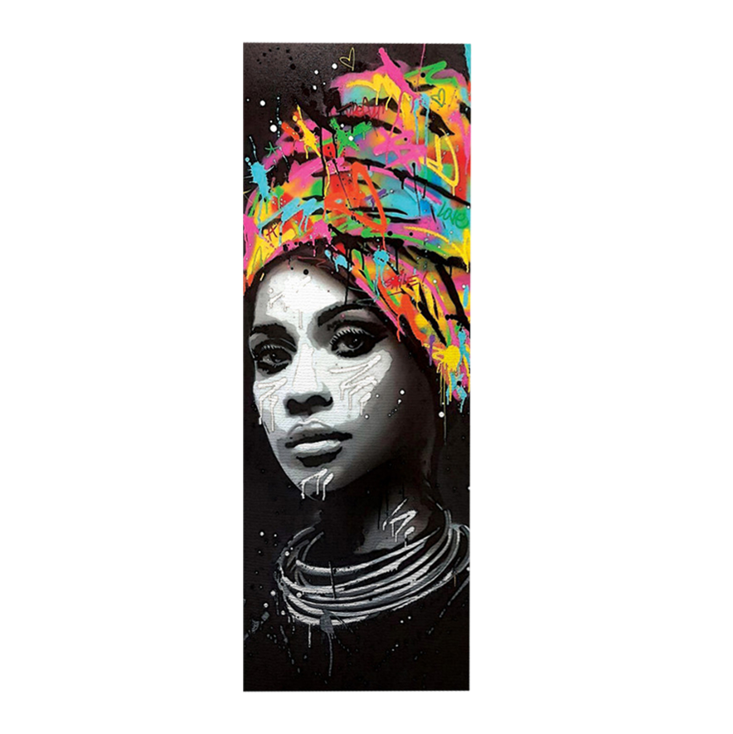 ΠΙΝΑΚΑΣ ΚΑΜΒΑΣ ΚΟΡΙΤΣΙ ΜΕ ΤΟΥΡΜΠΑΝΙ HM7198.06 80X3X30 εκ. 1