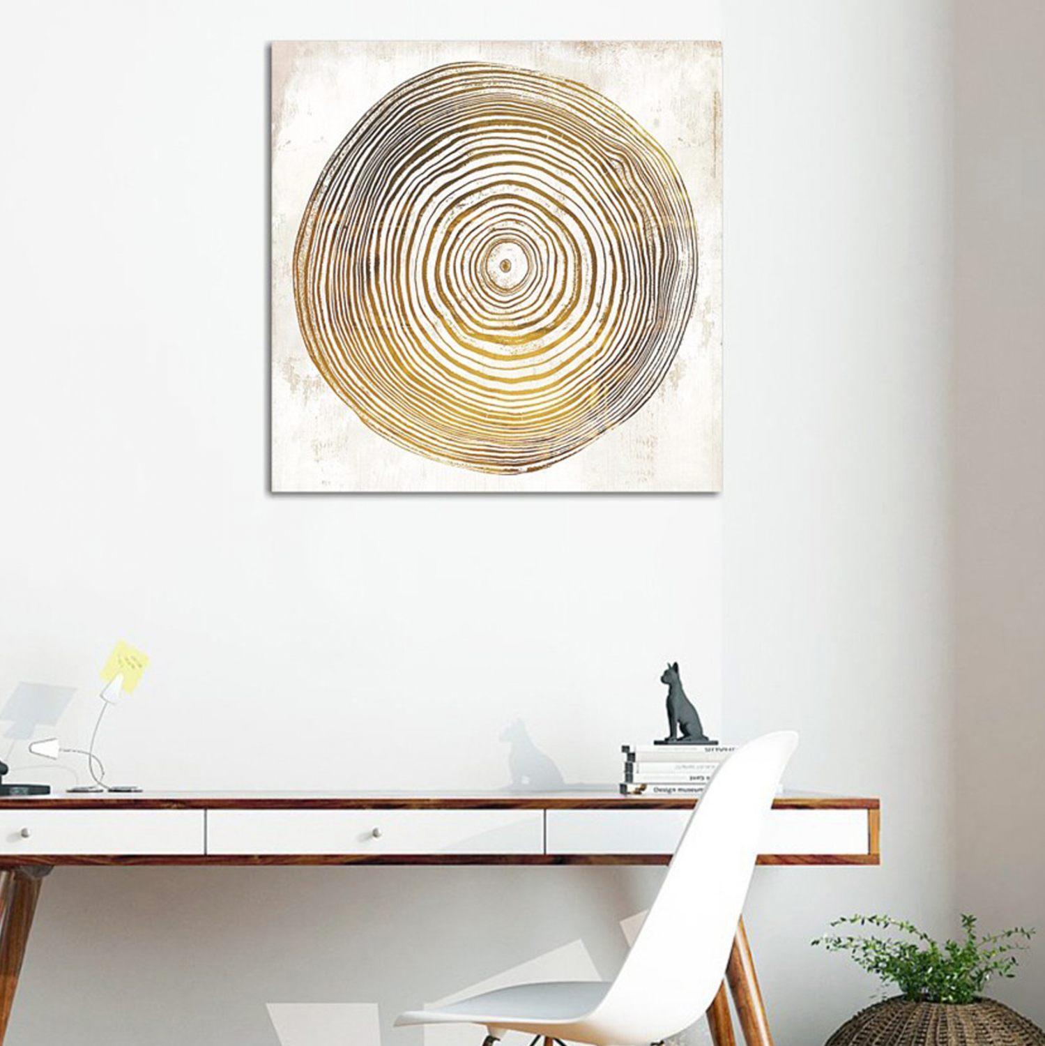 ΠΙΝΑΚΑΣ ΚΑΜΒΑΣ DOME OF CHAPEL OF MONTESIEPI HM7199.03 45x3x45 εκ. 3