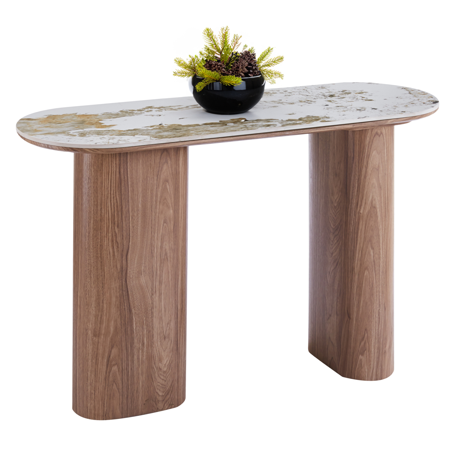 ΚΟΝΣΟΛΑ MARBLEX HM18446 ΚΕΡΑΜΙΚΟ TOP PANDORA--MDF ΠΟΔΙΑ 120x40x76Υεκ 1