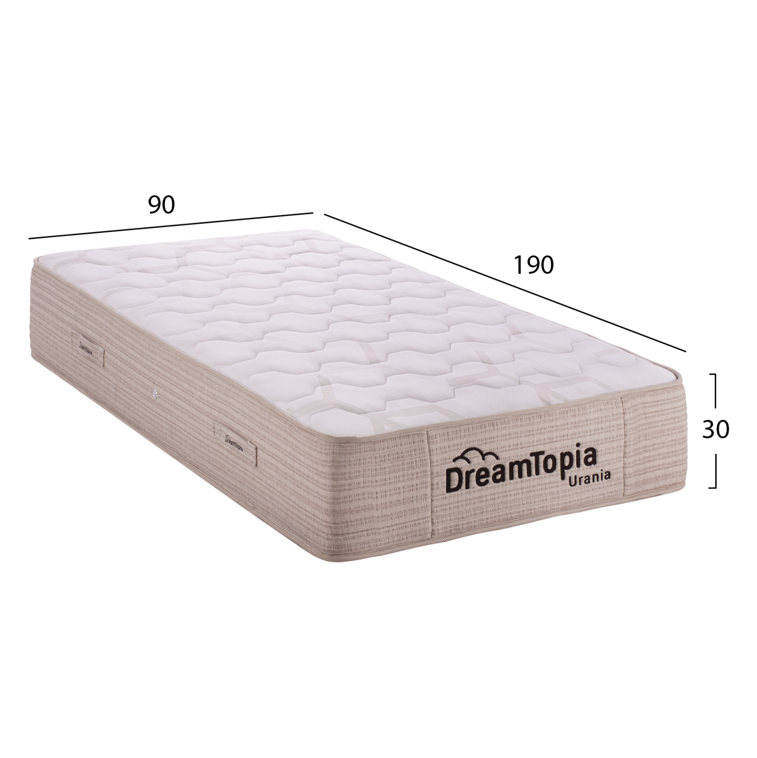 ΣΤΡΩΜΑ DREAMTOPIA, σειρά URANIA HM659.90 POCKET SPRING 90X190x30Yεκ. 2