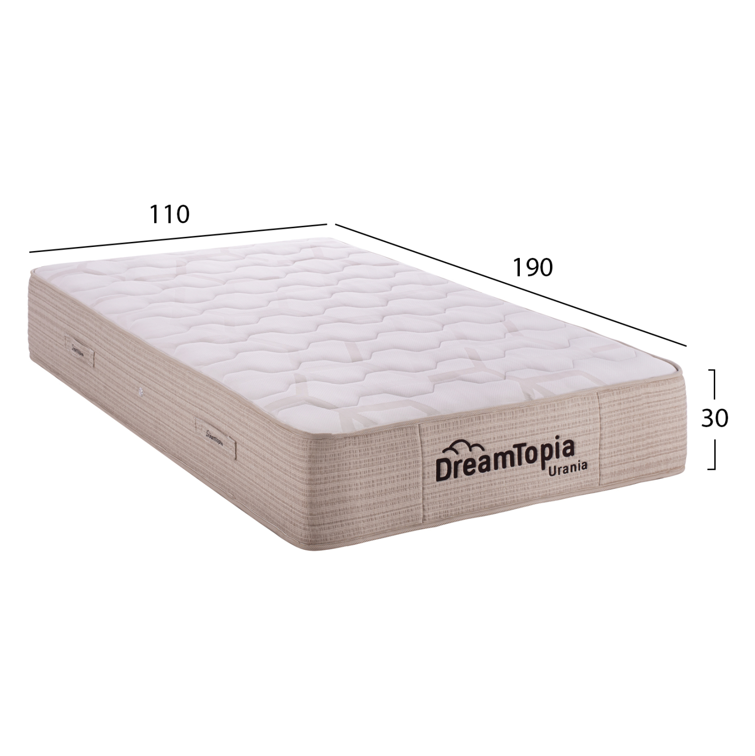ΣΤΡΩΜΑ DREAMTOPIA,σειρά URANIA HM659.110 POCKET SPRING 110X190x30Yεκ. 2