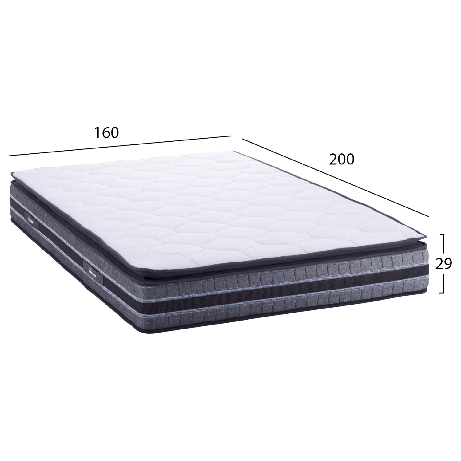 ΣΤΡΩΜΑ DREAMTOPIA σειρά CELESTIAL HM663.160 MINI BONNELL SPRING &amp; ΑΝΩΣΤΡΩΜΑ 160x200x29Yεκ. 2