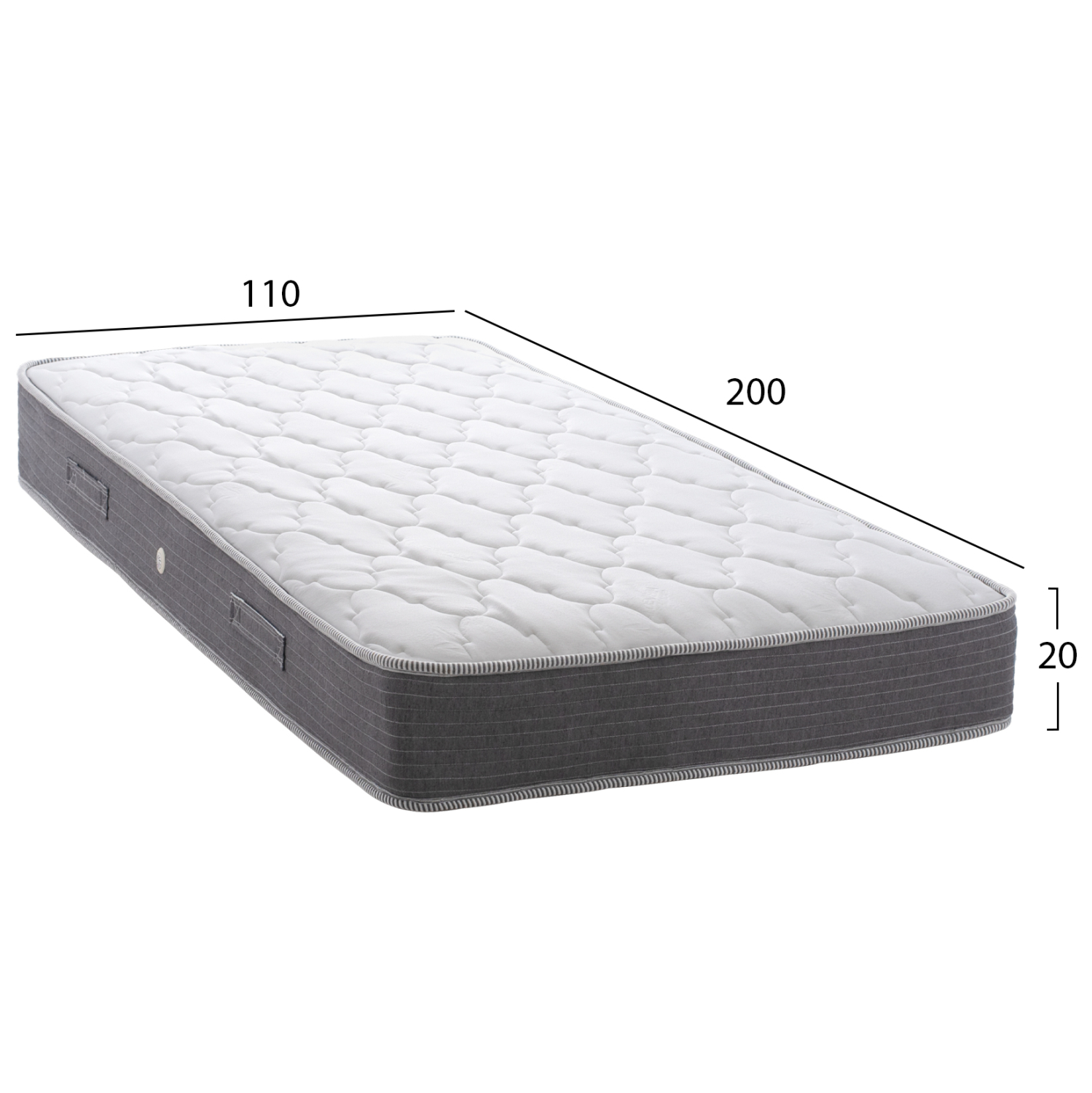 ΣΤΡΩΜΑ DREAMTOPIA ΣΕΙΡΑ LULLABY ALOE VERA HM655.110-200 BONNELL SPRING 110x200x20Yεκ. 2