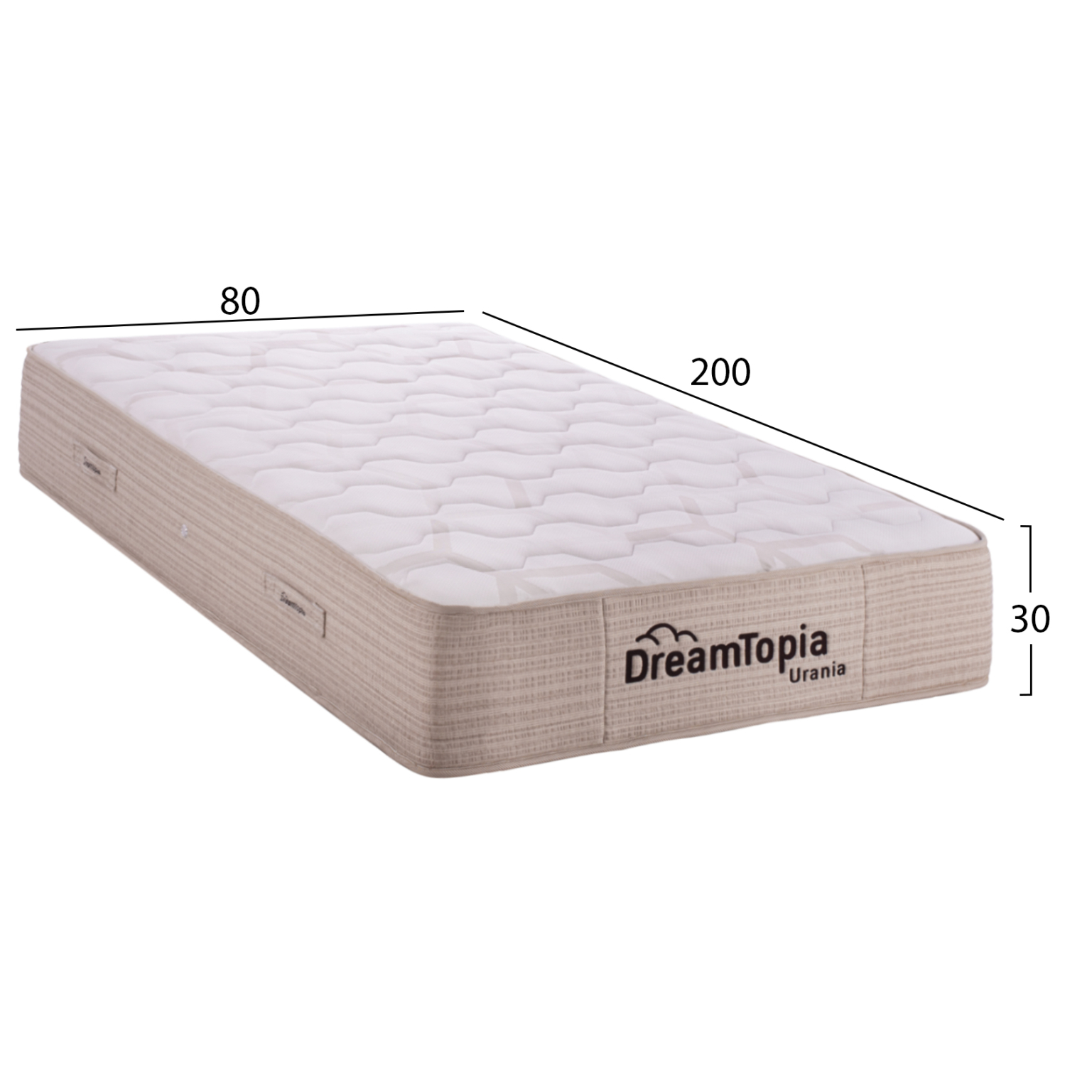 ΣΤΡΩΜΑ DREAMTOPIA ΣΕΙΡΑ URANIA HM659.80 POCKET SPRING 80X200εκ. 2
