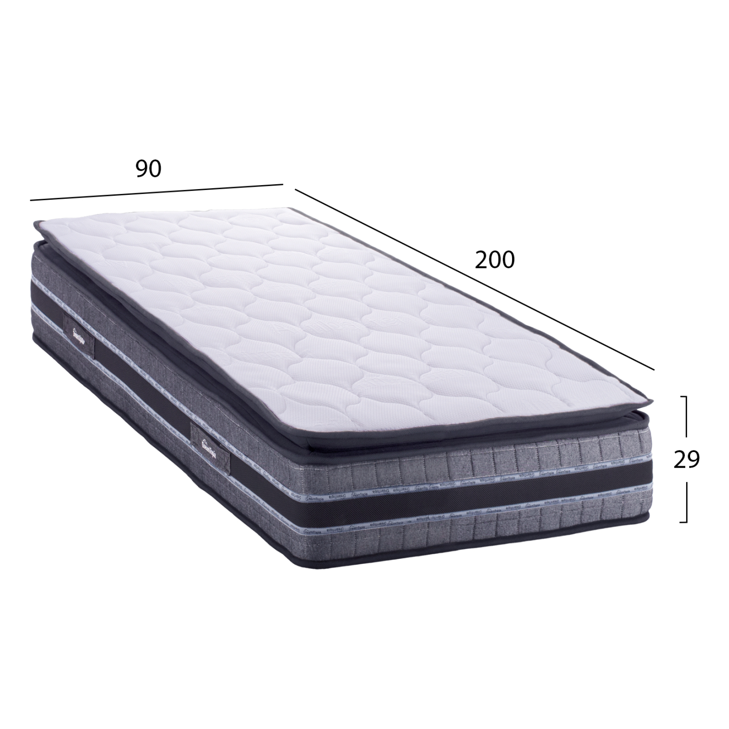 ΣΤΡΩΜΑ DREAMTOPIA CELESTIAL HM663.90-200 MINI BONNELL SPRING &amp; ΑΝΩΣΤΡΩΜΑ 90x200x29Yεκ. 2