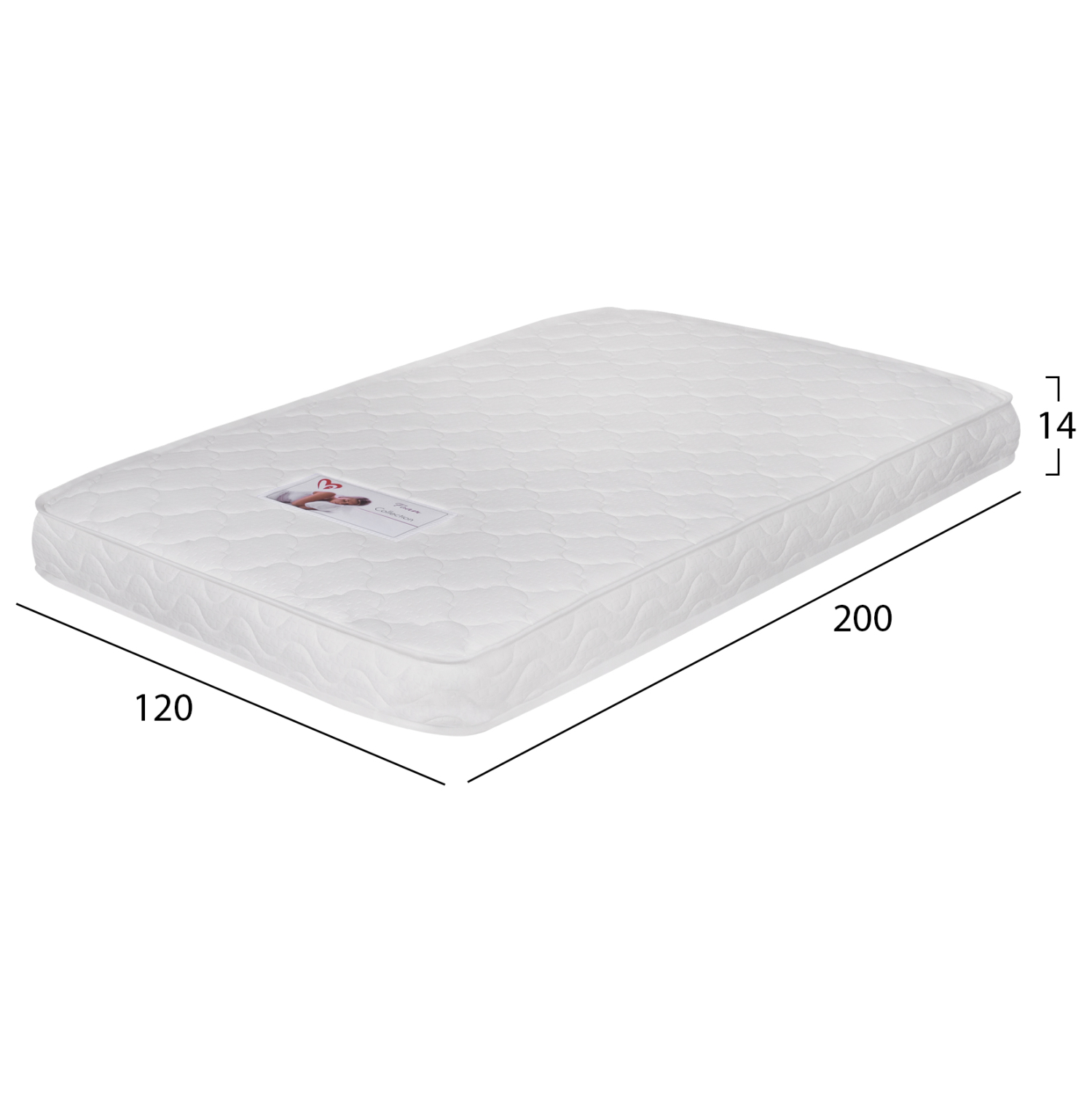 ΣΤΡΩΜΑ ΑΦΡΟΥ ΧΩΡΙΣ ΕΛΑΤΗΡΙΑ JORDY 120X200x15Y-- HM374.08  (ROLL PACKING) ΛΕΥΚΟ 2