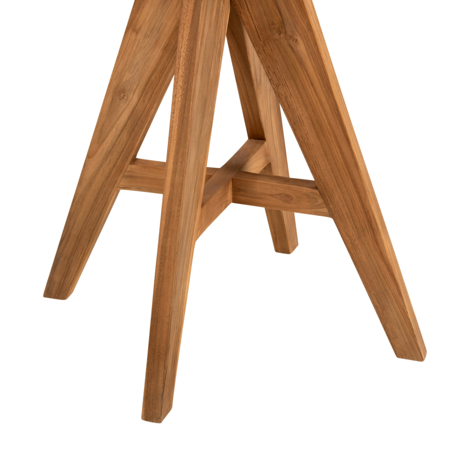 ΤΡΑΠΕΖΙ LEO ΣΤΡΟΓΓΥΛΟ ΜΑΣΙΦ ΞΥΛΟ ΤΕΑΚ Φ80x75Υεκ.HM9623 6