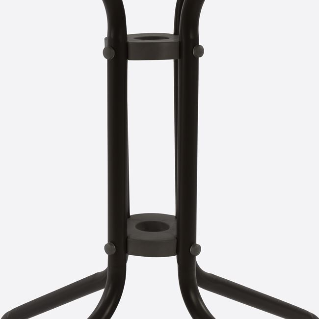 ΤΡΑΠΕΖΙ FIGO 60Χ60Χ72Υεκ. ΜΕΤΑΛΛΙΚΟ ΚΑΦΕ ΜΕ ΓΥΑΛΙΝΗ ΕΠΙΦΑΝΕΙΑ HM5035.02 6