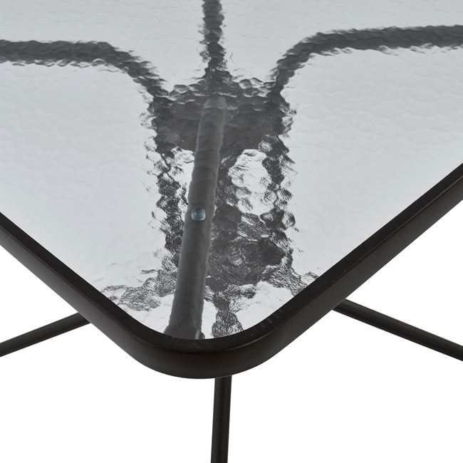 ΤΡΑΠΕΖΙ ΕΞΩΤ.ΧΩΡΟΥ FIGO HM5036.02 ΜΕΤΑΛΛΟ ΚΑΦΕ- ΓΥΑΛΙΝΗ ΕΠΙΦΑΝΕΙΑ 70Χ70Χ72Υεκ 4