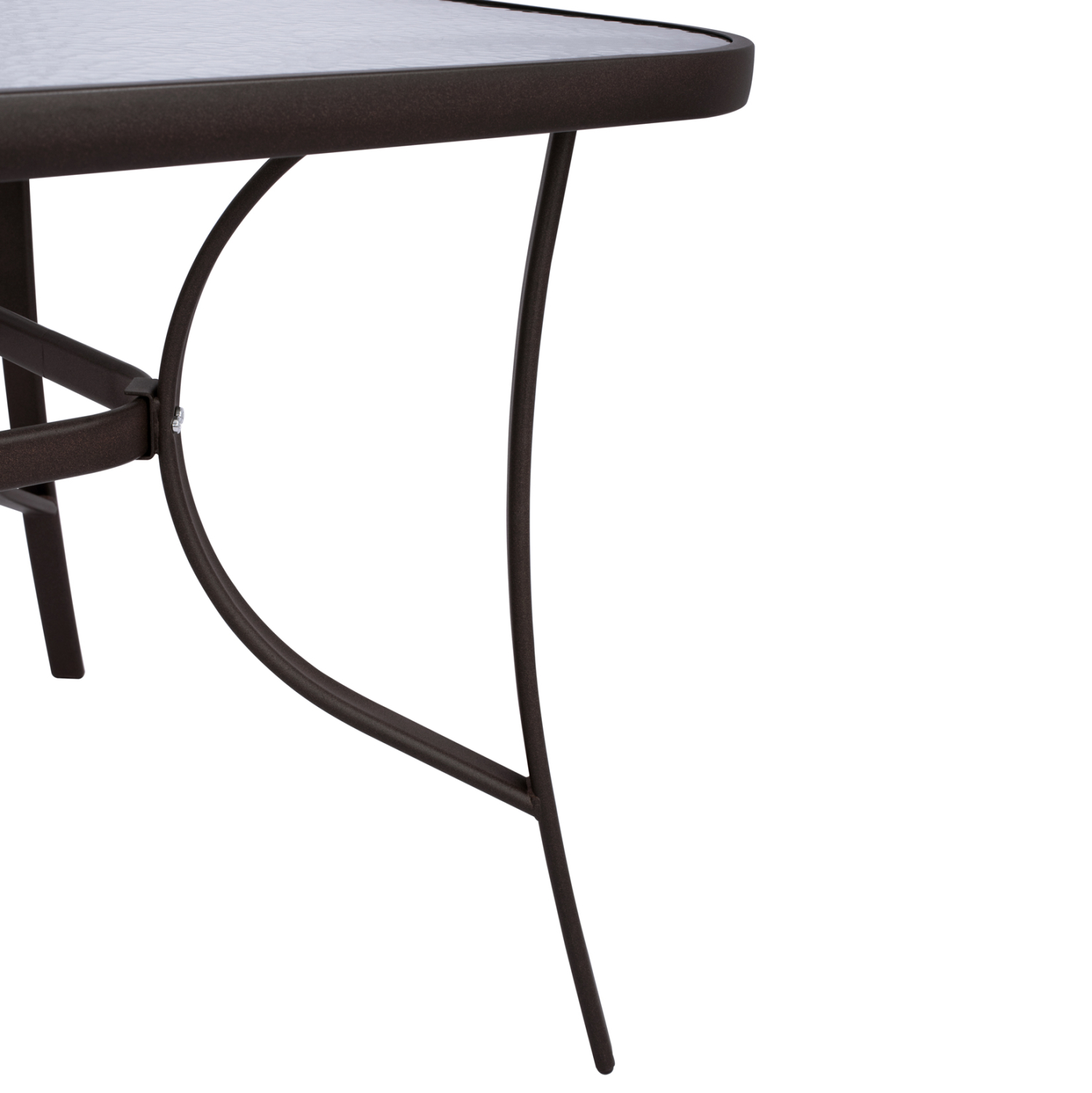 ΤΡΑΠΕΖΙ BRUNO 150X90Χ72Υεκ. ΚΑΦΕ ΜΕΤΑΛΛΙΚΟ ΜΕ ΓΥΑΛΙΝΗ ΕΠΙΦΑΝΕΙΑ HM5145.02 5