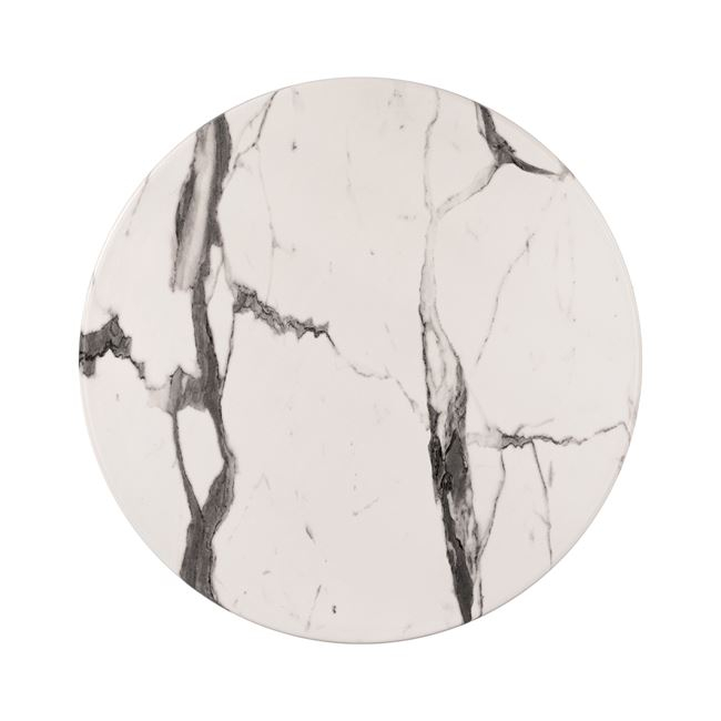 ΕΠΙΦΑΝΕΙΑ ΤΡΑΠΕΖΙΟΥ WERZALIT Φ60Χ2.5εκ. MARBLE WHITE-GREY 5657 HM5227.11 1