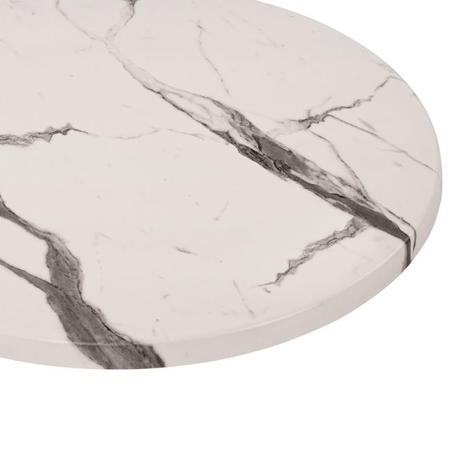 ΕΠΙΦΑΝΕΙΑ ΤΡΑΠΕΖΙΟΥ WERZALIT Φ60Χ2.5εκ. MARBLE WHITE-GREY 5657 HM5227.11 3