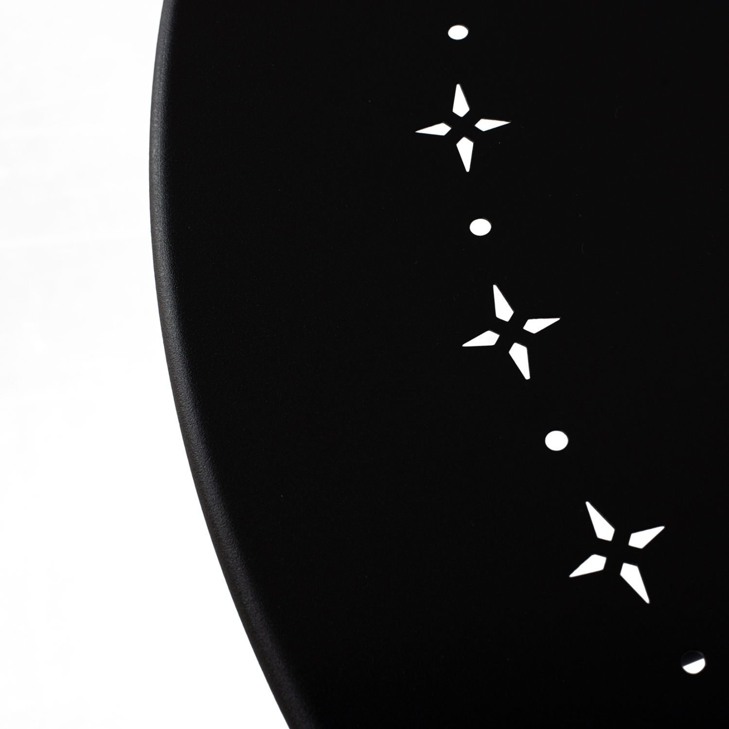 ΤΡΑΠΕΖΙ ΜΕΤΑΛΛΙΚΟ AMORE Φ95 ΜΑΥΡΟ HM5009.11 7