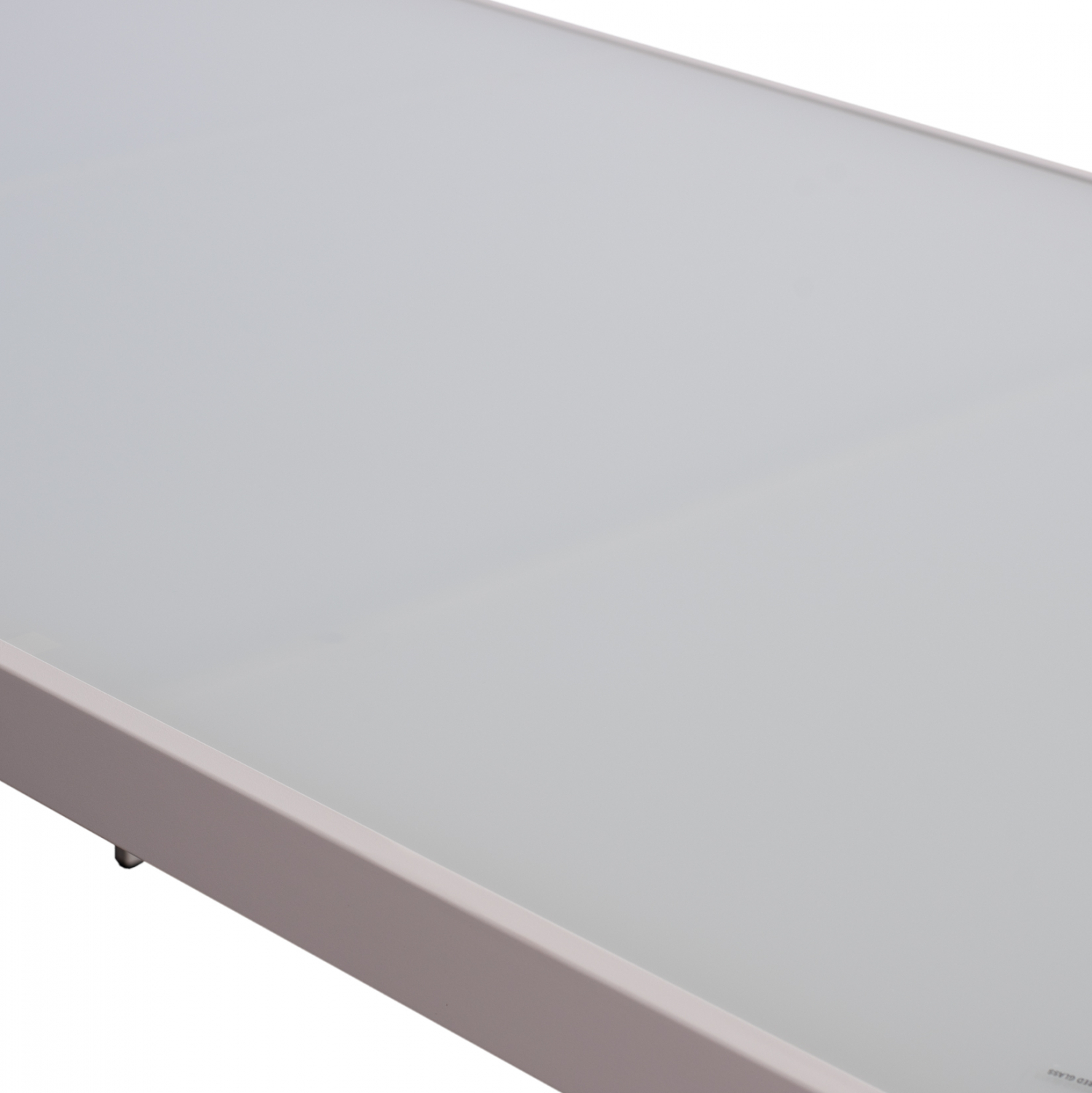 ΤΡΑΠΕΖΙ ΜΕΤΑΛΛΙΚΟ OFER ΟΡΘΟΓΩΝΙΟ ΛΕΥΚΟ ΠΑΓΟΥ ΜΕ ΓΥΑΛΙ HM5767.03 150X90Χ75Υ εκ. 7