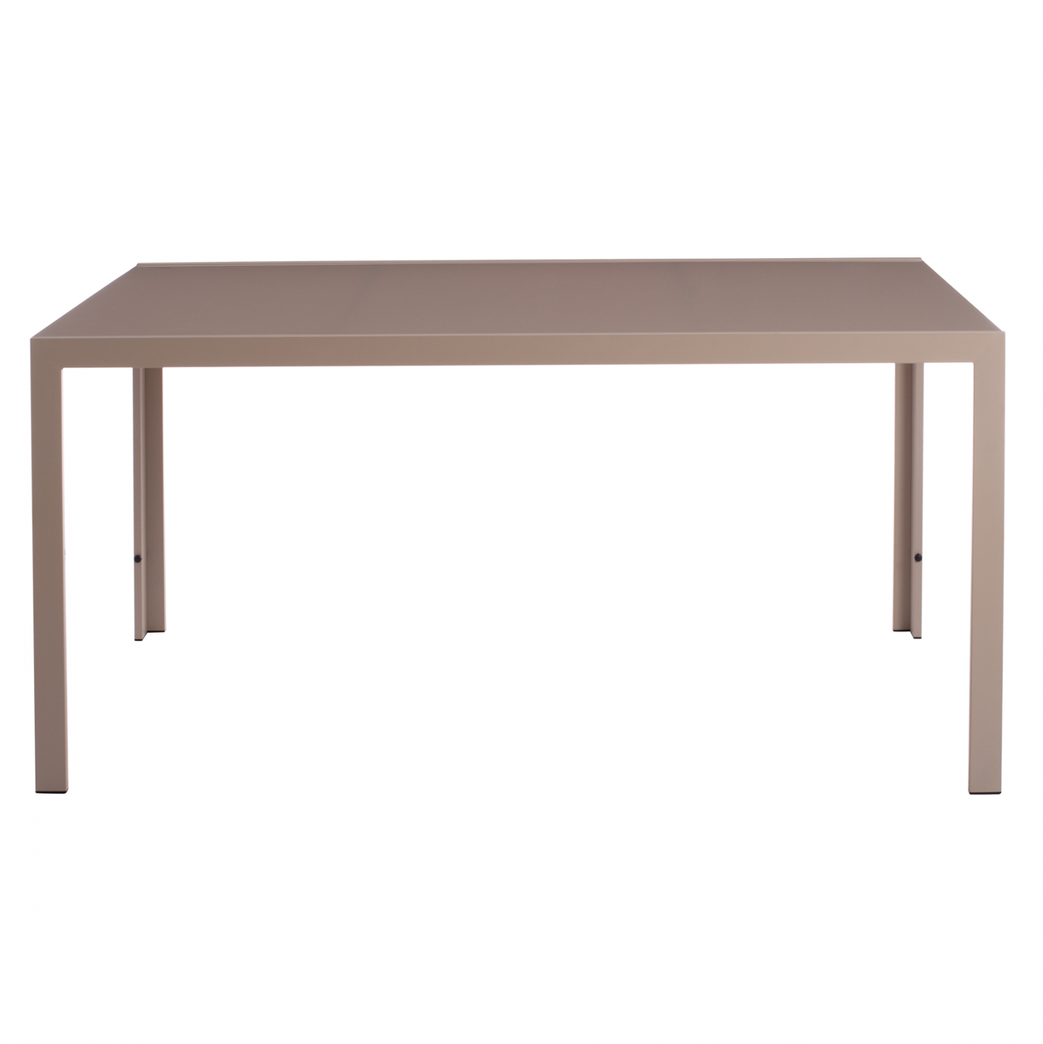 ΤΡΑΠΕΖΙ ΜΕΤΑΛΛΙΚΟ OFER ΟΡΘΟΓΩΝΙΟ ΚΑΠΟΥΤΣΙΝΟ ΜΕ ΓΥΑΛΙ ΚΑΠΟΥΤΣΙΝΟ 150X90Χ75Υεκ. HM5767.04 3