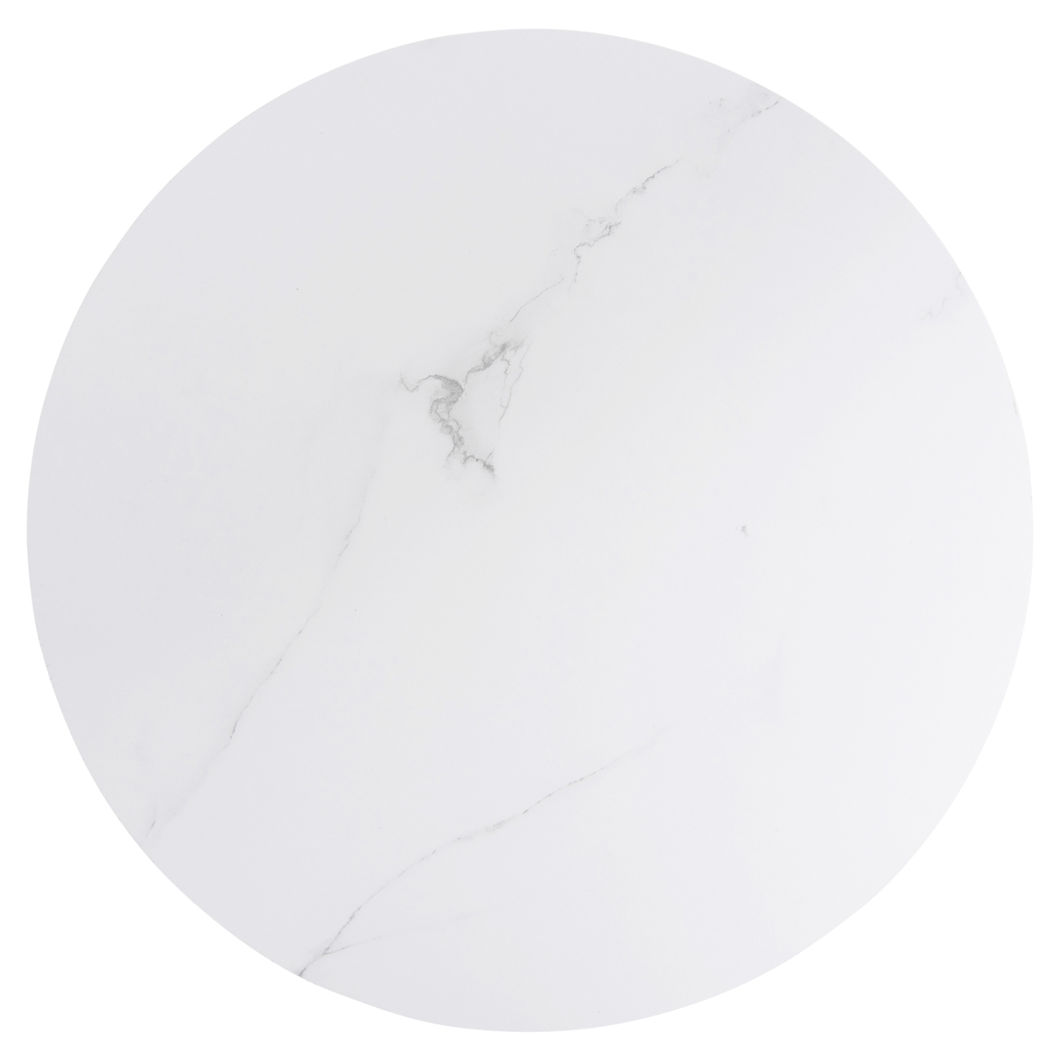 ΤΡΑΠΕΖΙ ΣΑΛΟΝΙΟΥ ACRYLON HM9779.01 HPL ΛΕΥΚΟ ΜΑΡΜΑΡΟ-ΑΚΡΥΛΙΚΟ ΠΟΔΙ Φ40x41Υεκ. 5