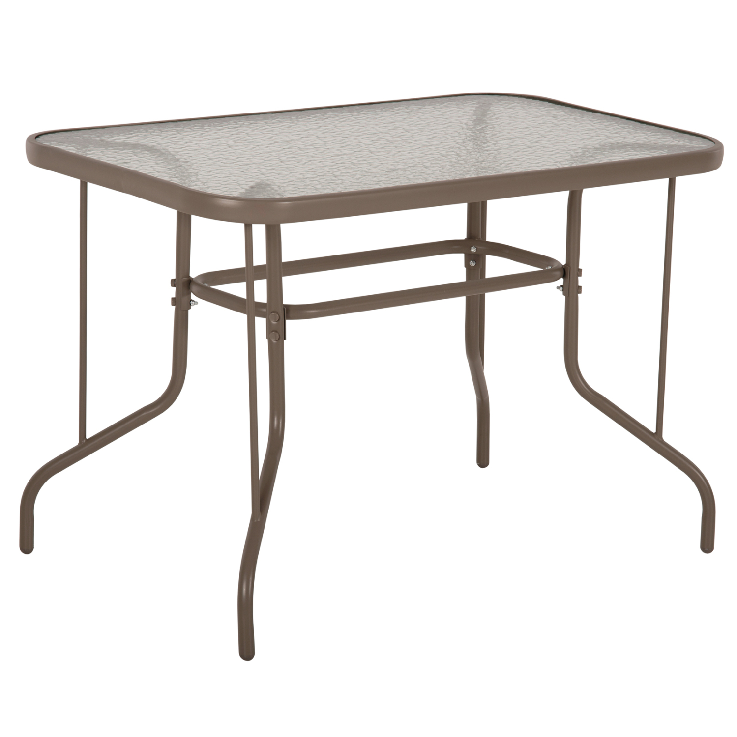 ΤΡΑΠΕΖΙ ADAM HM5020.04 ΜΕΤΑΛΛΙΚΟ ΣΑΜΠΑΝΙ ΜΕ ΓΥΑΛΙΝΗ ΕΠΙΦΑΝΕΙΑ 110Χ60Χ71Υεκ. 1