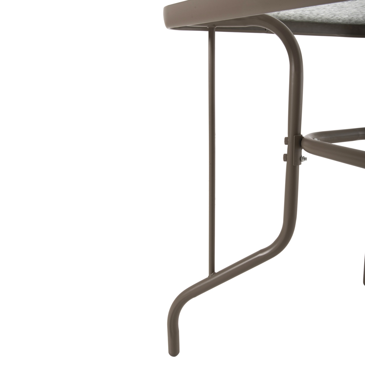 ΤΡΑΠΕΖΙ ADAM HM5020.04 ΜΕΤΑΛΛΙΚΟ ΣΑΜΠΑΝΙ ΜΕ ΓΥΑΛΙΝΗ ΕΠΙΦΑΝΕΙΑ 110Χ60Χ71Υεκ. 7