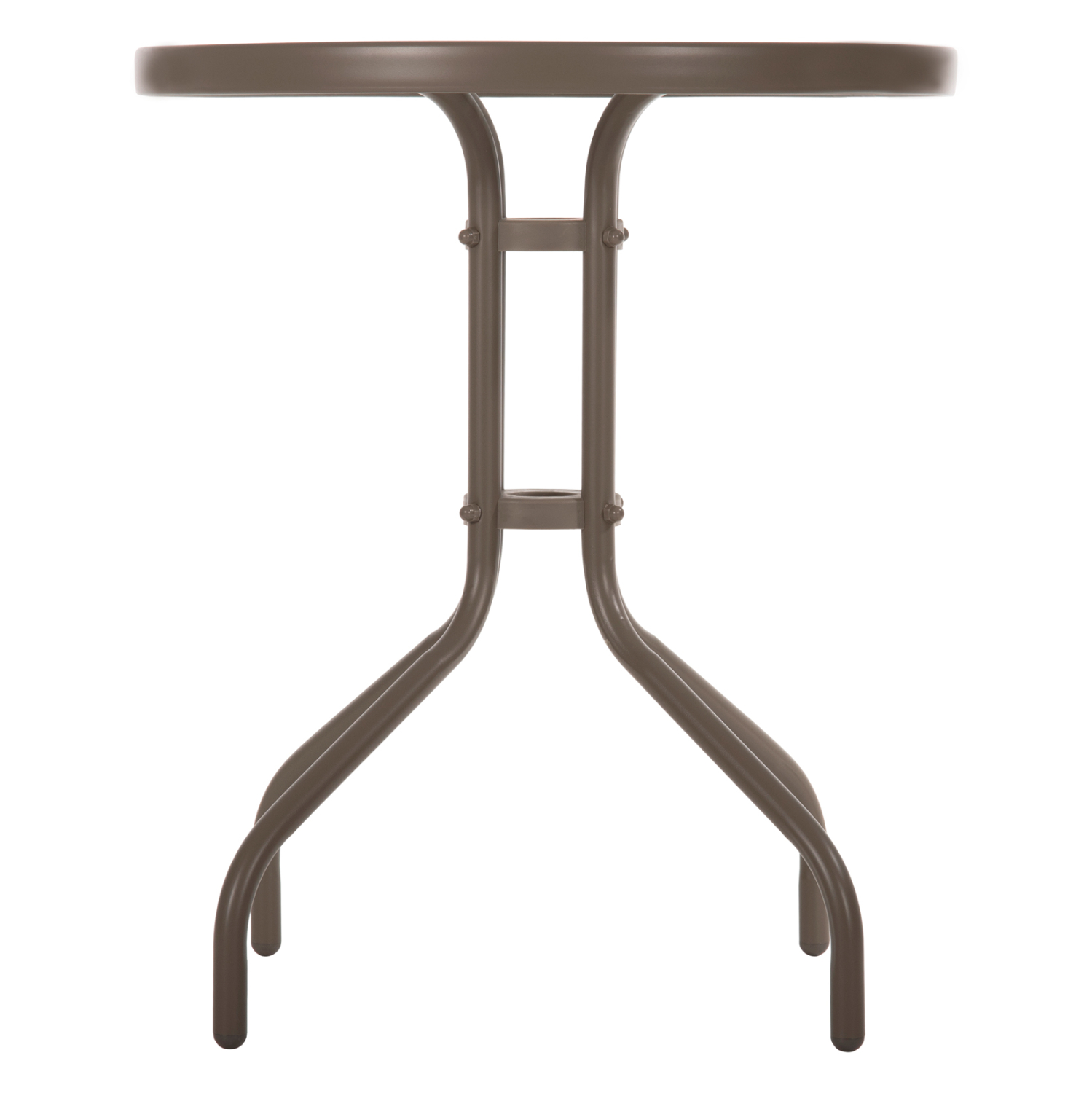 ΤΡΑΠΕΖΙ ΕΞ.ΧΩΡΟΥ ΣΤΡΟΓΓΥΛΟ LIMA HM5079.04 ΣΑΜΠΑΝΙ ΜΕΤΑΛΛΟ-ΓΥΑΛΙΝΗ ΕΠΙΦΑΝΕΙΑ Φ60x70Υ 4