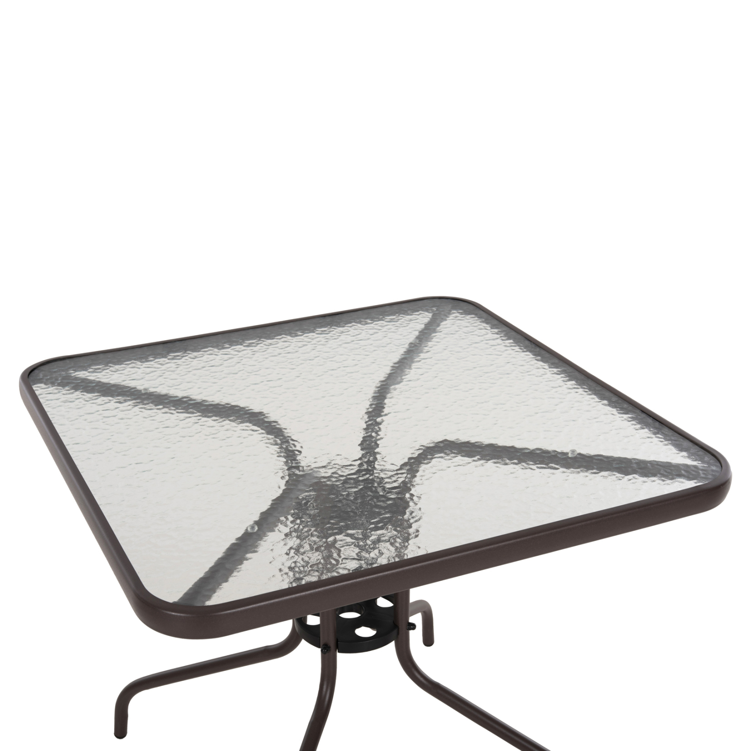 ΤΡΑΠΕΖΙ ΕΞΩΤ.ΧΩΡΟΥ FIGO HM5972.02 ΜΕΤΑΛΛΟ ΚΑΦΕ-ΓΥΑΛΙΝΗ ΕΠΙΦΑΝΕΙΑ 80Χ80Χ71Υεκ 4