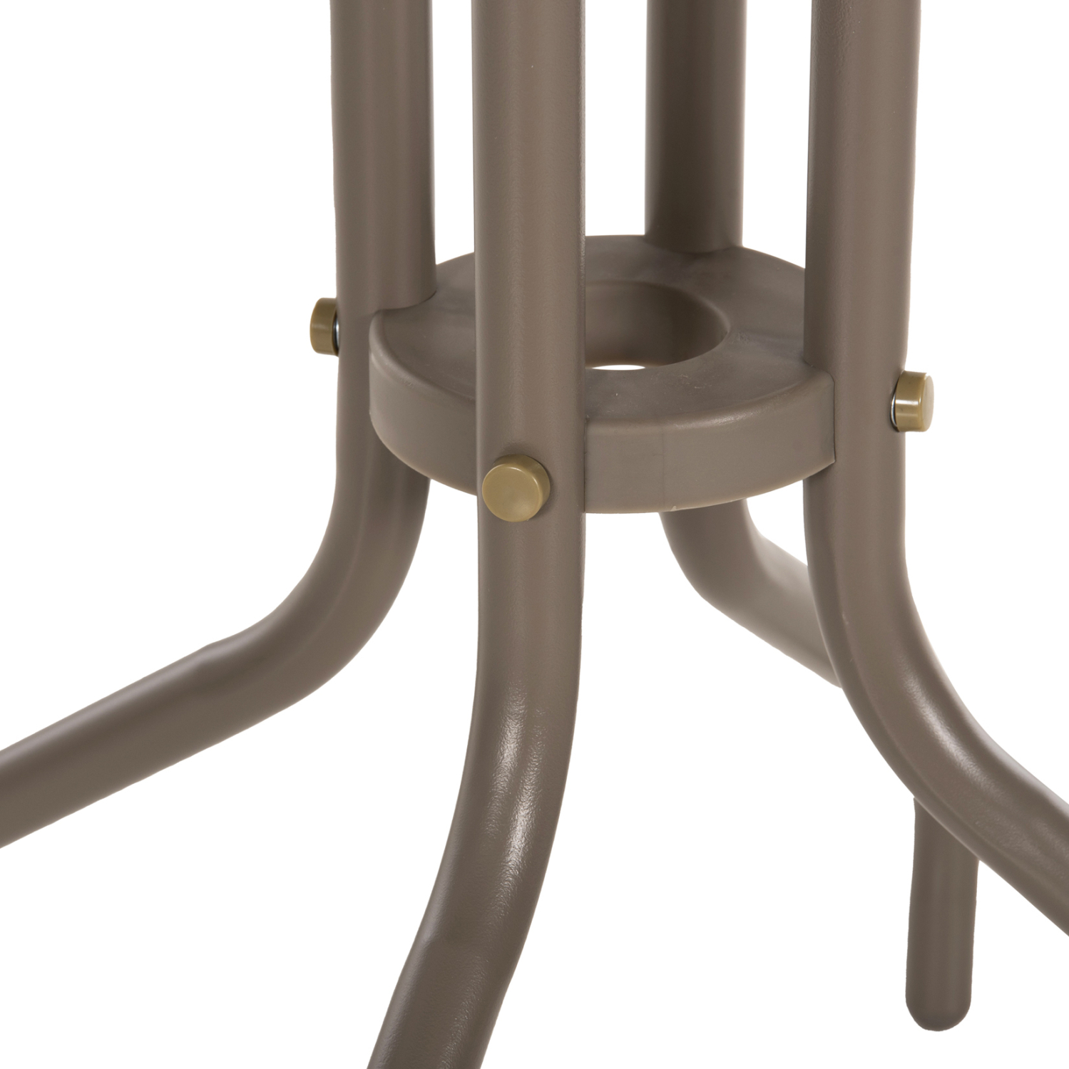 ΤΡΑΠΕΖΙ ΕΞ.ΧΩΡΟΥ ΣΤΡΟΓΓΥΛΟ LINO HM5973.04 ΜΕΤΑΛΛΙΚΟ ΣΑΜΠΑΝΙ Φ60x70Υεκ. 6