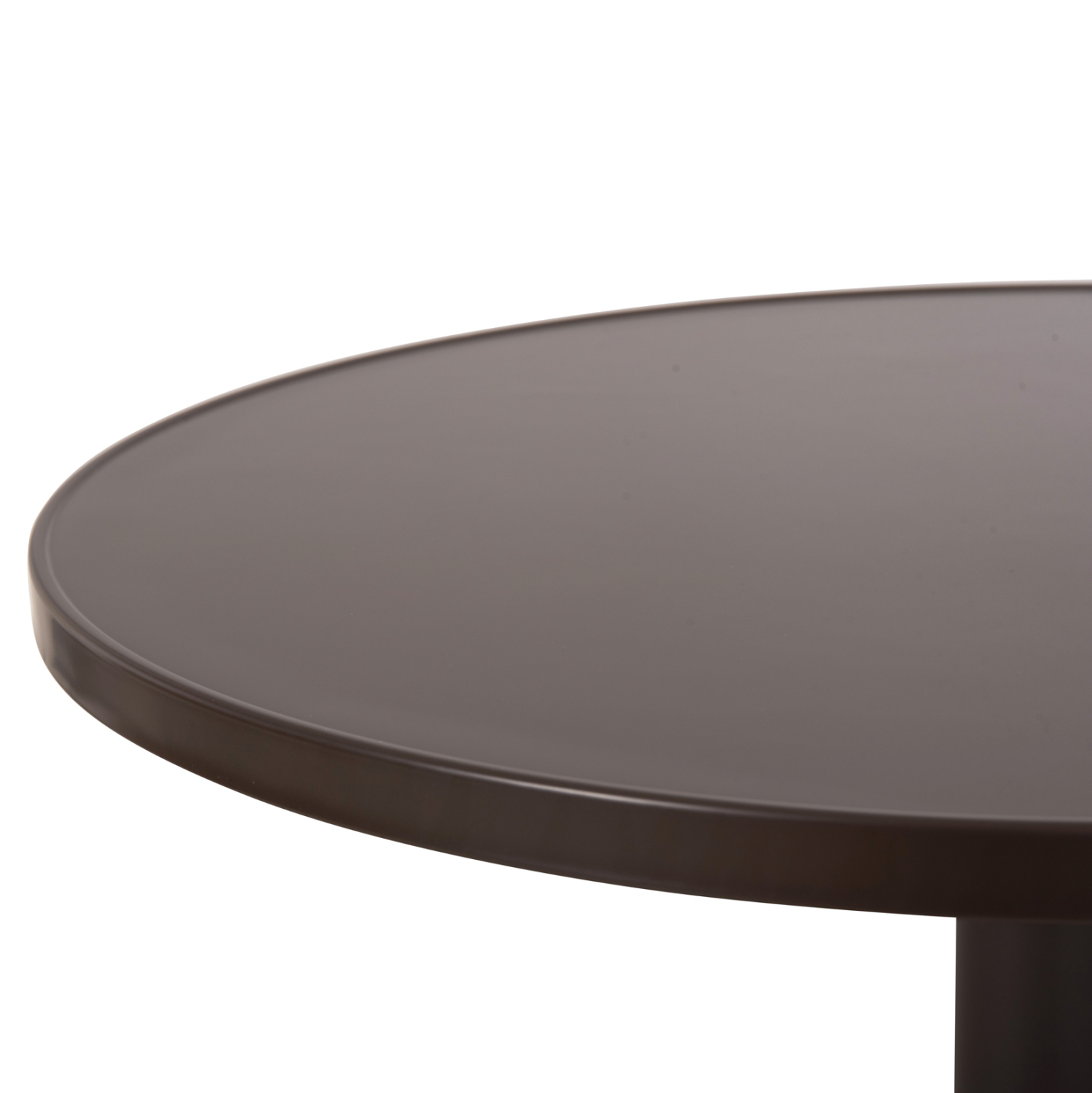 ΤΡΑΠΕΖΙ ΣΤΡΟΓΓΥΛΟ GOSS HM5974.02 ΑΛΟΥΜΙΝΙΟ ΚΑΦΕ Φ60x70Υεκ. 5