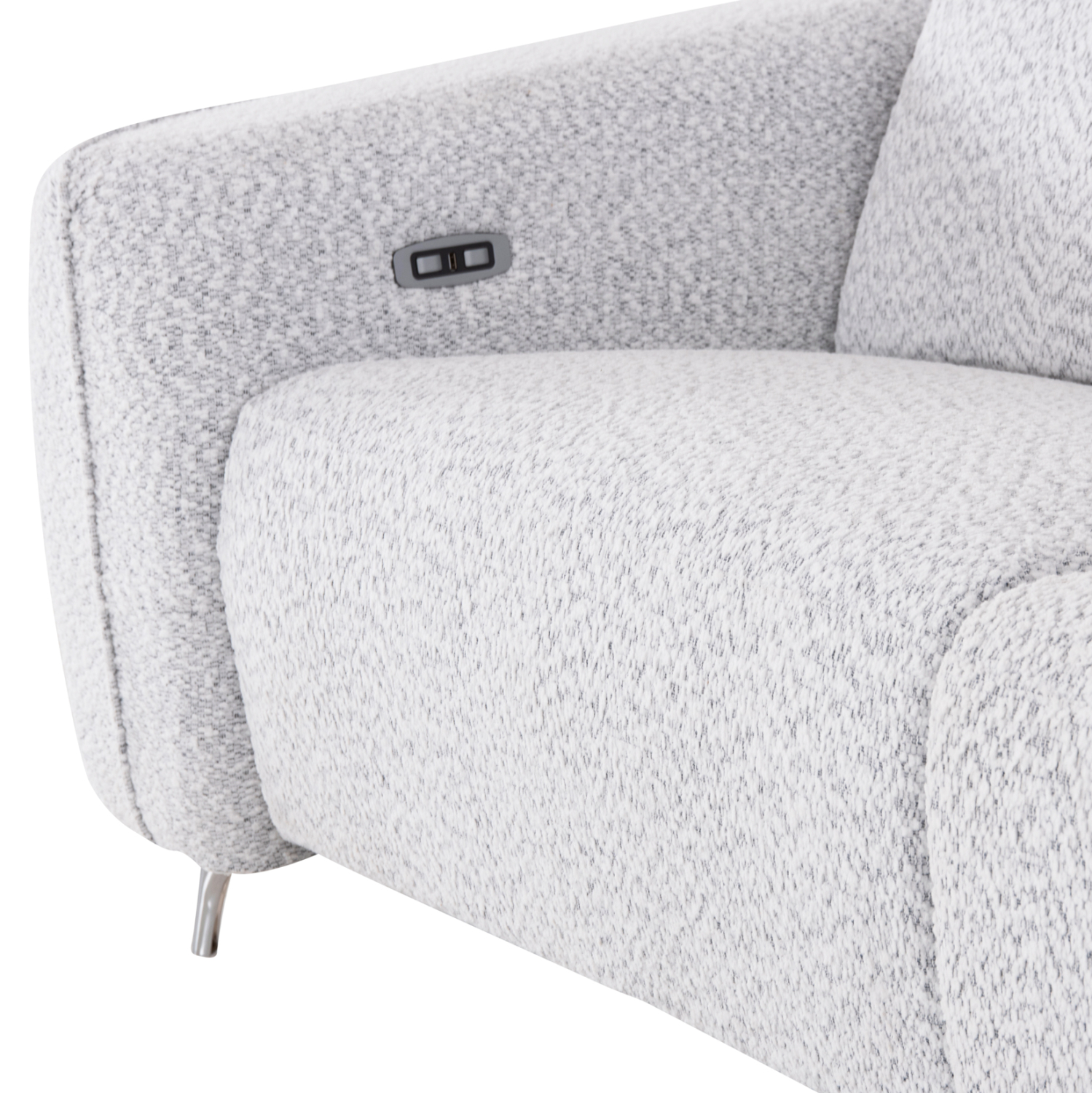 ΚΑΝΑΠΕΣ ΔΕΞΙΑ ΓΩΝΙΑ 3Θ ΜΕ RECLINE VALENTE HM3317.01R ΑΝΟΙΧΤΟ ΓΚΡΙ ΥΦΑΣΜΑ 275x160x104Yεκ 10