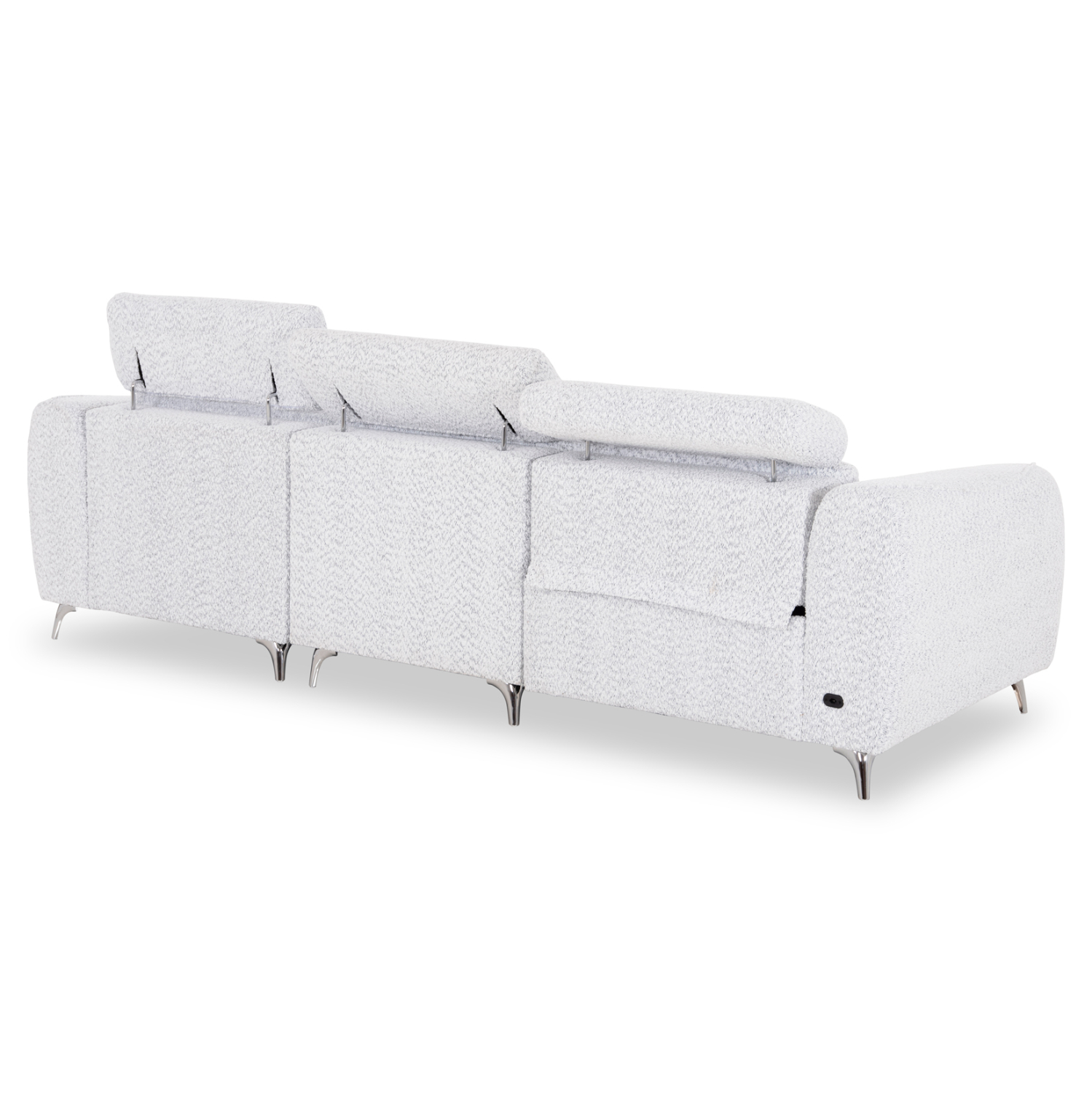 ΚΑΝΑΠΕΣ ΔΕΞΙΑ ΓΩΝΙΑ 3Θ ΜΕ RECLINE VALENTE HM3317.01R ΑΝΟΙΧΤΟ ΓΚΡΙ ΥΦΑΣΜΑ 275x160x104Yεκ 5
