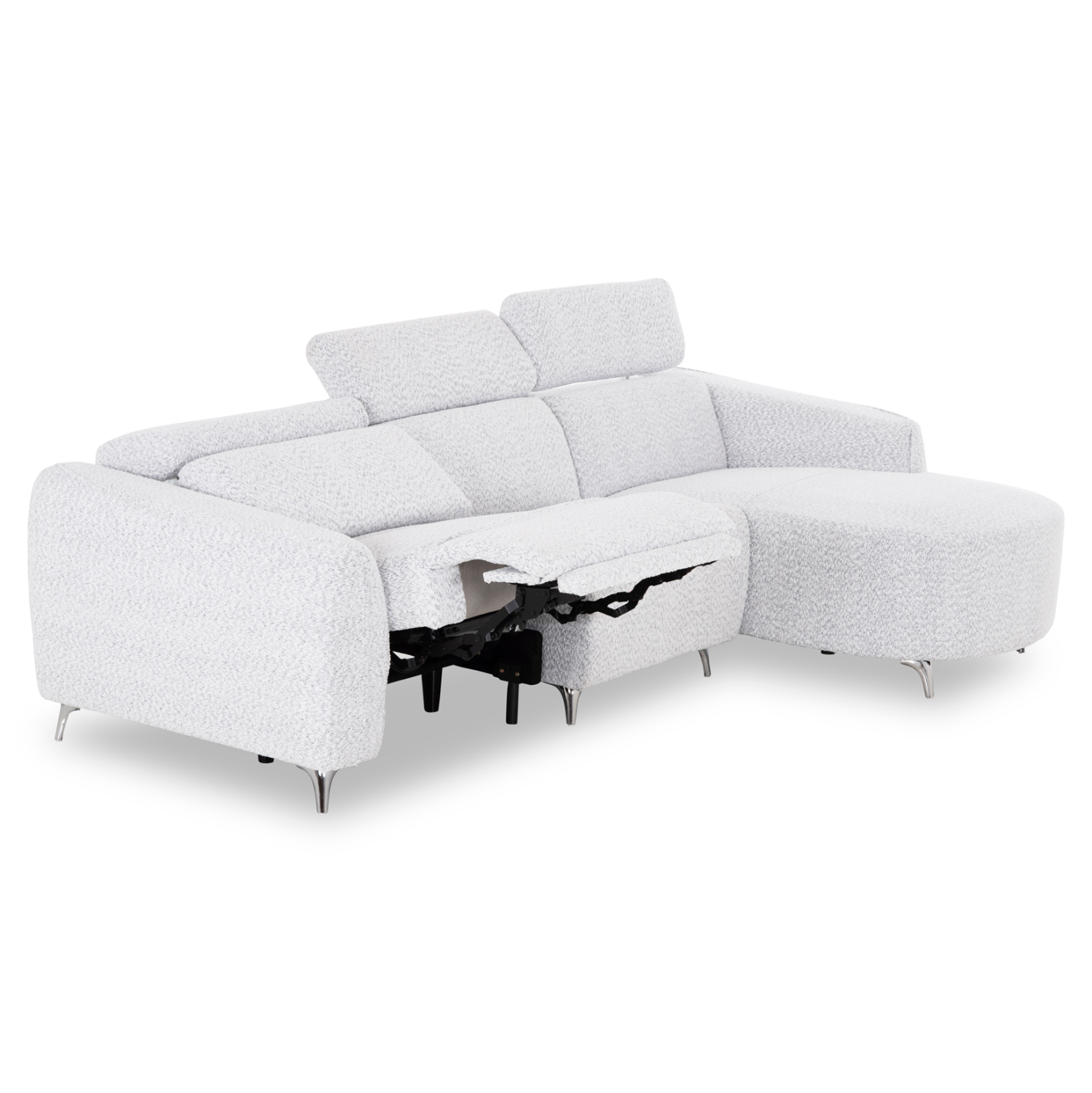 ΚΑΝΑΠΕΣ ΔΕΞΙΑ ΓΩΝΙΑ 3Θ ΜΕ RECLINE VALENTE HM3317.01R ΑΝΟΙΧΤΟ ΓΚΡΙ ΥΦΑΣΜΑ 275x160x104Yεκ 7