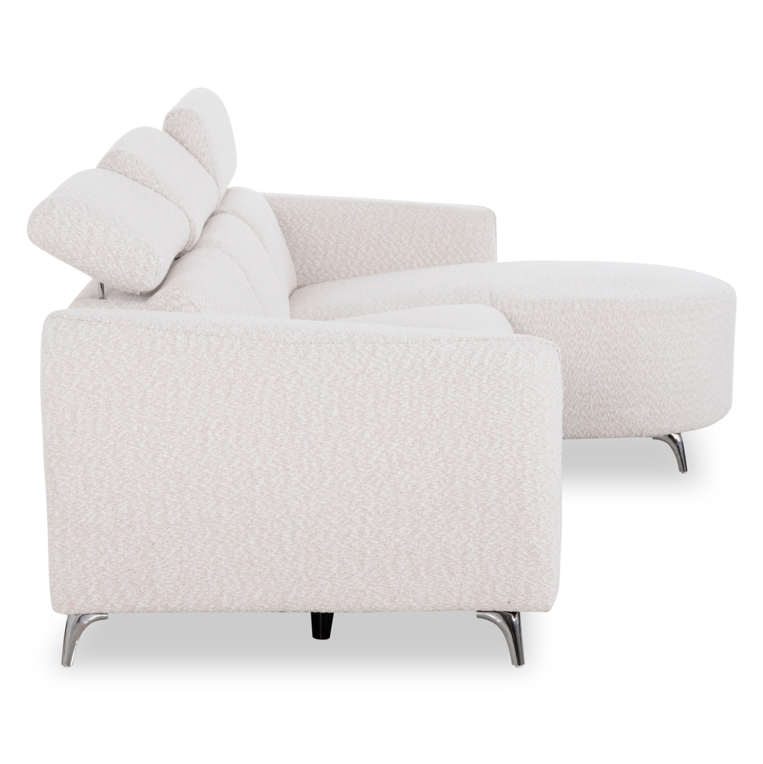 ΚΑΝΑΠΕΣ ΔΕΞΙΑ ΓΩΝΙΑ 3Θ ΜΕ RECLINE VALENTE HM3317.02R ΜΠΕΖ ΥΦΑΣΜΑ 275x160x104Yεκ 4