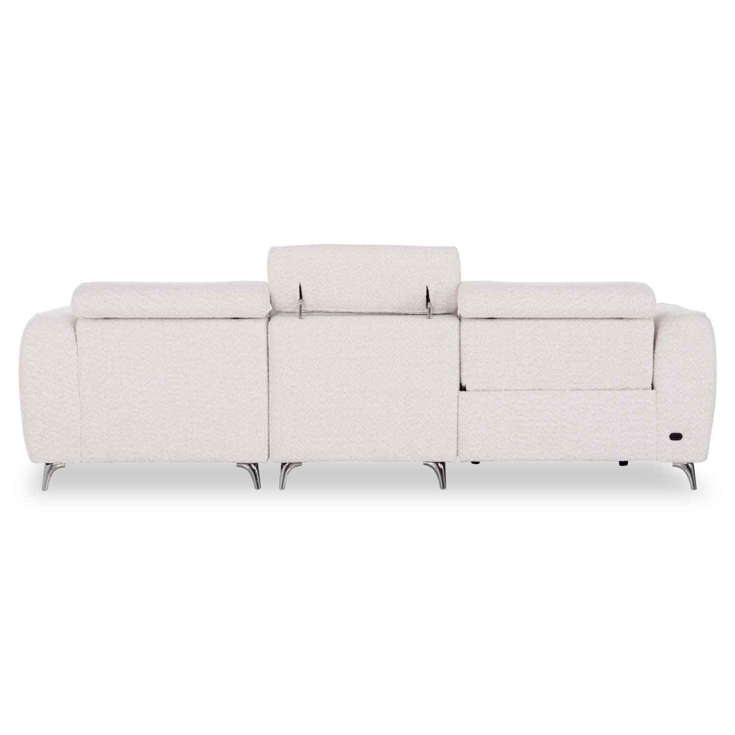 ΚΑΝΑΠΕΣ ΔΕΞΙΑ ΓΩΝΙΑ 3Θ ΜΕ RECLINE VALENTE HM3317.02R ΜΠΕΖ ΥΦΑΣΜΑ 275x160x104Yεκ 6
