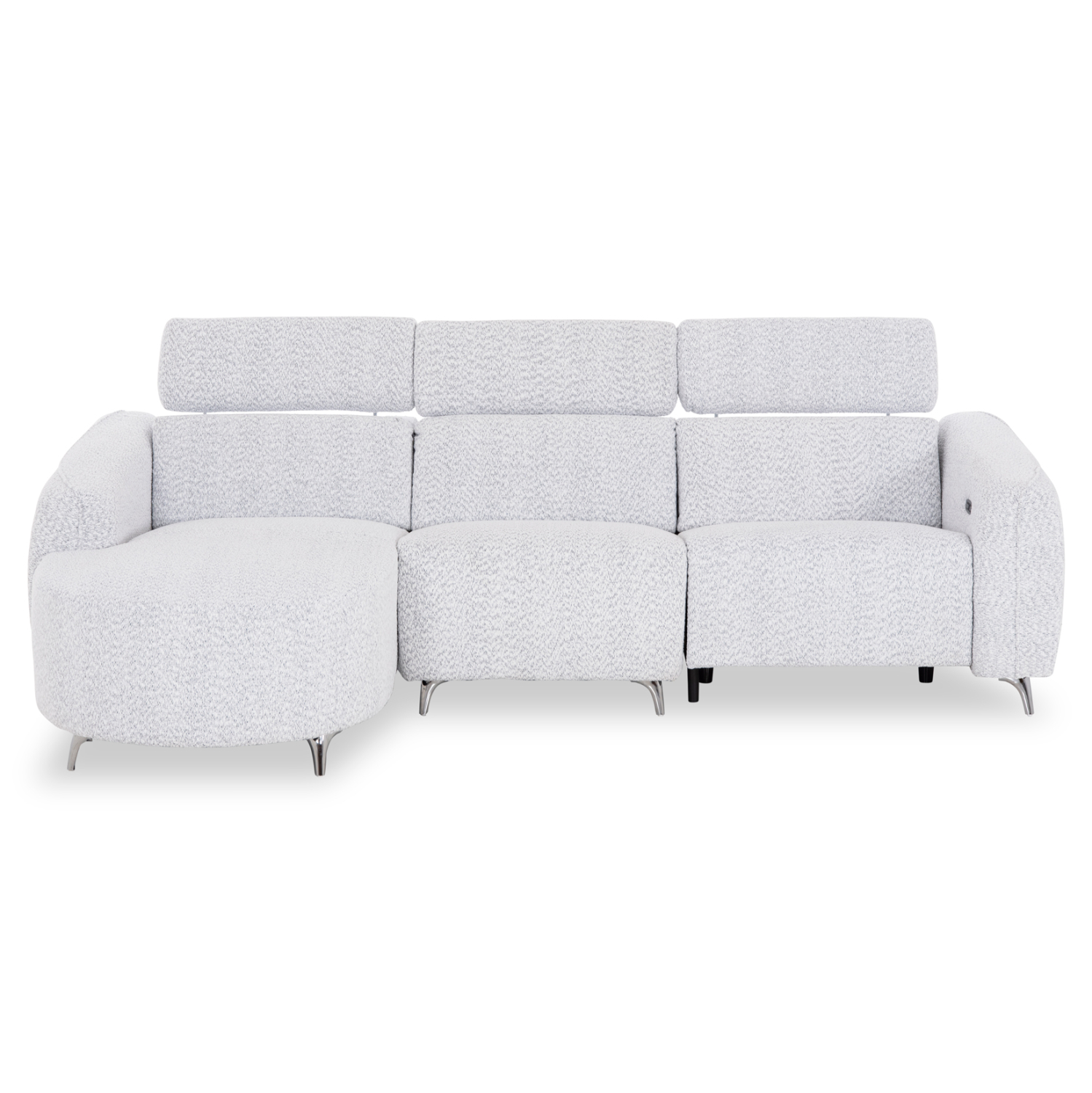 ΚΑΝΑΠΕΣ ΑΡΙΣΤΕΡΗ ΓΩΝΙΑ 3Θ ΜΕ RECLINE VALENTE HM3317.01L ΑΝΟΙΧΤΟ ΓΚΡΙ ΥΦΑΣΜΑ 275x160x104Yεκ 3