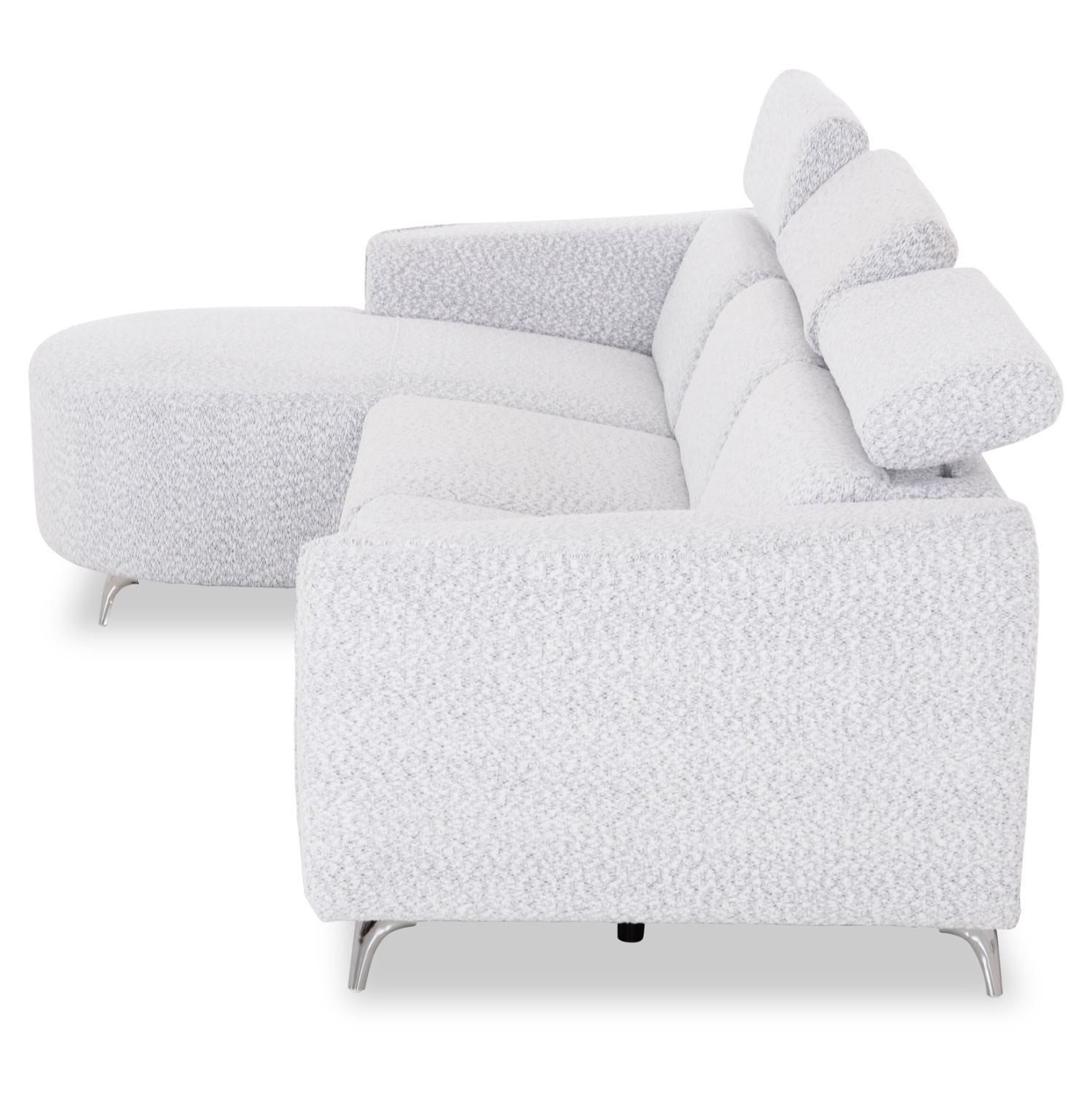 ΚΑΝΑΠΕΣ ΑΡΙΣΤΕΡΗ ΓΩΝΙΑ 3Θ ΜΕ RECLINE VALENTE HM3317.01L ΑΝΟΙΧΤΟ ΓΚΡΙ ΥΦΑΣΜΑ 275x160x104Yεκ 4