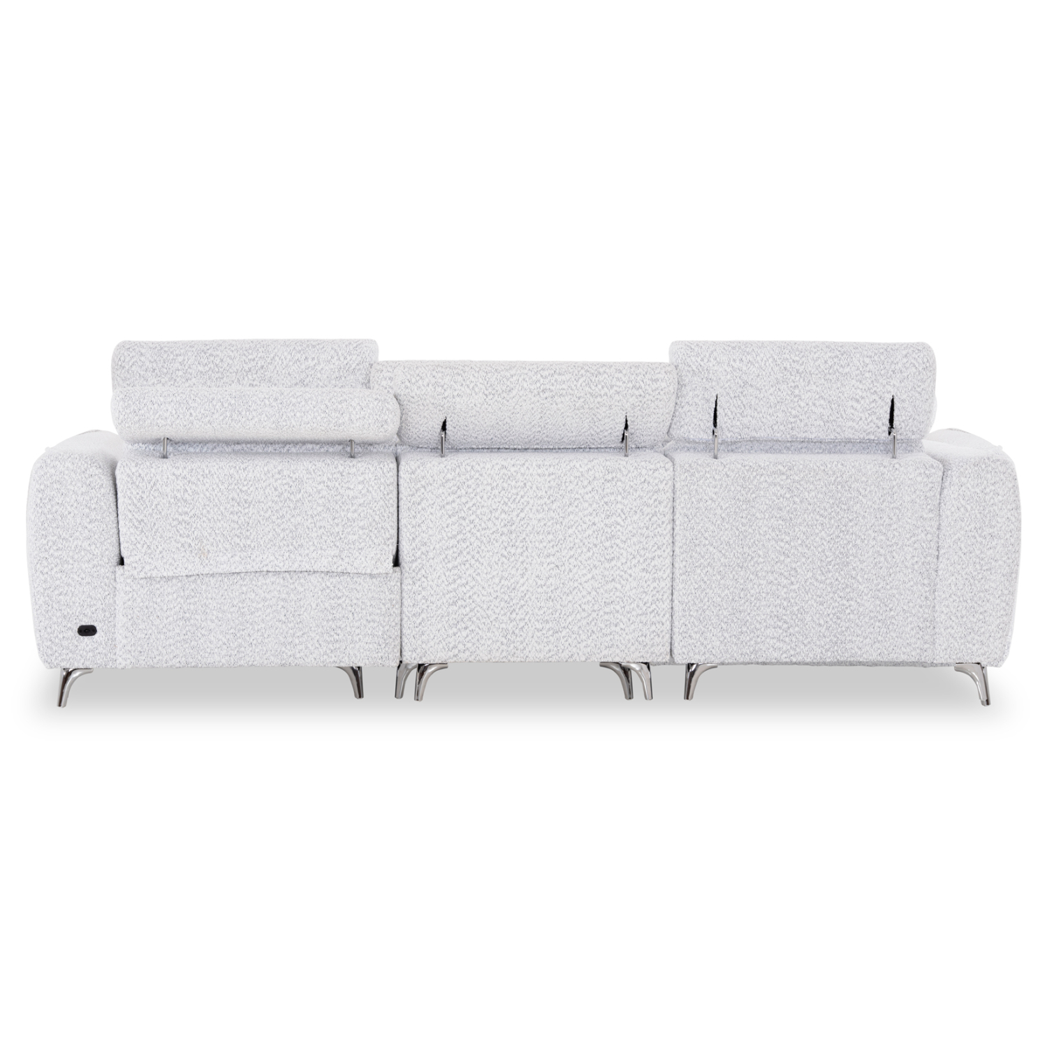 ΚΑΝΑΠΕΣ ΑΡΙΣΤΕΡΗ ΓΩΝΙΑ 3Θ ΜΕ RECLINE VALENTE HM3317.01L ΑΝΟΙΧΤΟ ΓΚΡΙ ΥΦΑΣΜΑ 275x160x104Yεκ 6