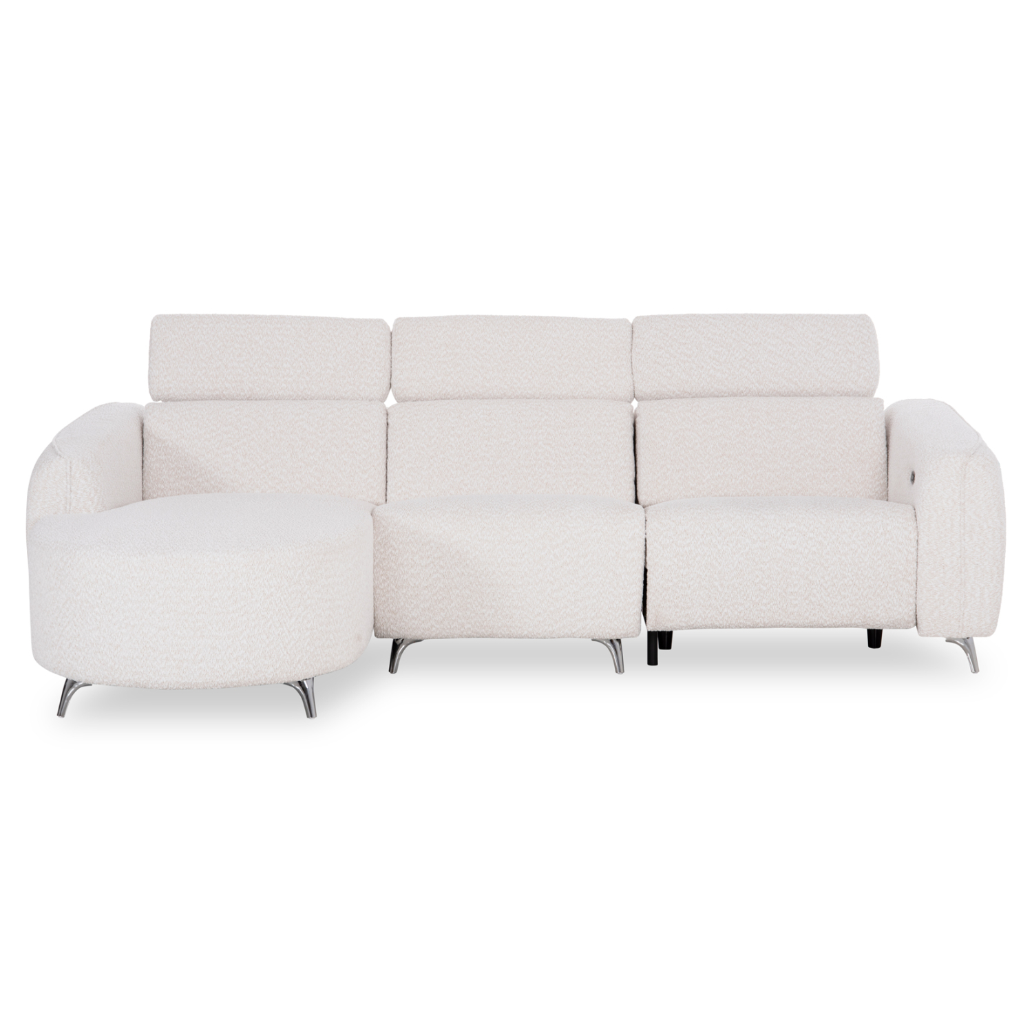 ΚΑΝΑΠΕΣ ΑΡΙΣΤΕΡΗ ΓΩΝΙΑ 3Θ ΜΕ RECLINE VALENTE HM3317.02L ΜΠΕΖ ΥΦΑΣΜΑ 275x160x104Yεκ 3
