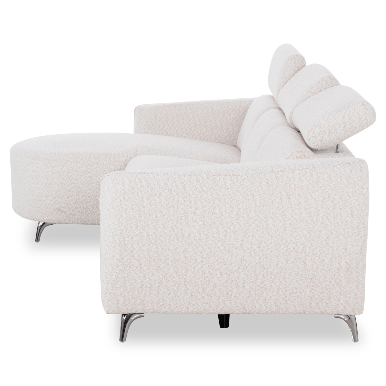 ΚΑΝΑΠΕΣ ΑΡΙΣΤΕΡΗ ΓΩΝΙΑ 3Θ ΜΕ RECLINE VALENTE HM3317.02L ΜΠΕΖ ΥΦΑΣΜΑ 275x160x104Yεκ 4