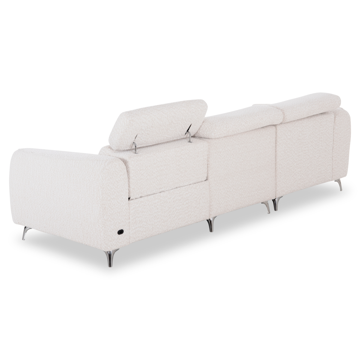 ΚΑΝΑΠΕΣ ΑΡΙΣΤΕΡΗ ΓΩΝΙΑ 3Θ ΜΕ RECLINE VALENTE HM3317.02L ΜΠΕΖ ΥΦΑΣΜΑ 275x160x104Yεκ 5