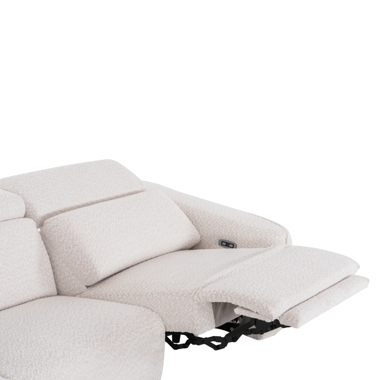 ΚΑΝΑΠΕΣ ΑΡΙΣΤΕΡΗ ΓΩΝΙΑ 3Θ ΜΕ RECLINE VALENTE HM3317.02L ΜΠΕΖ ΥΦΑΣΜΑ 275x160x104Yεκ 9
