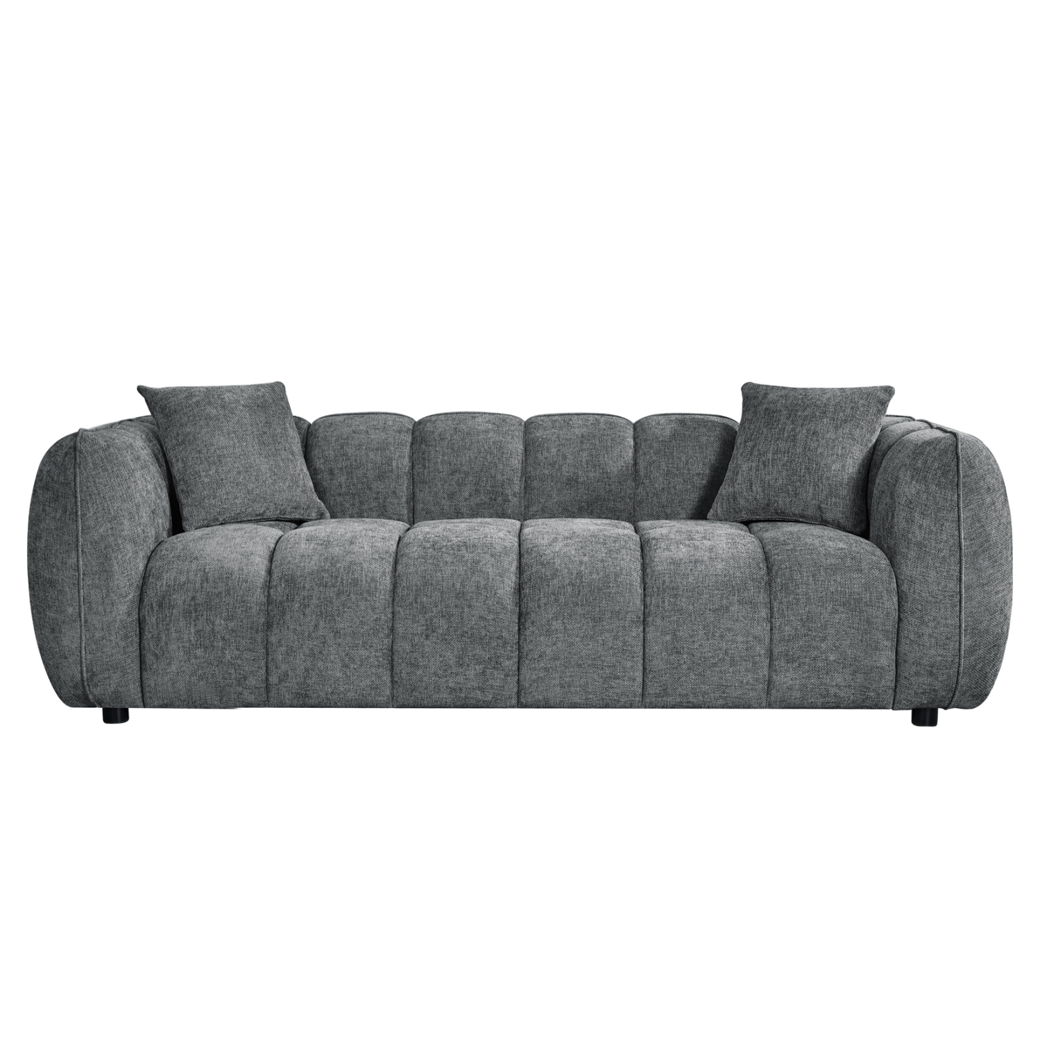 ΚΑΝΑΠΕΣ 3-ΘΕΣΙΟΣ LYKKE HM3323.01 ΓΚΡΙ ΥΦΑΣΜΑ 229x89x70Υεκ 3