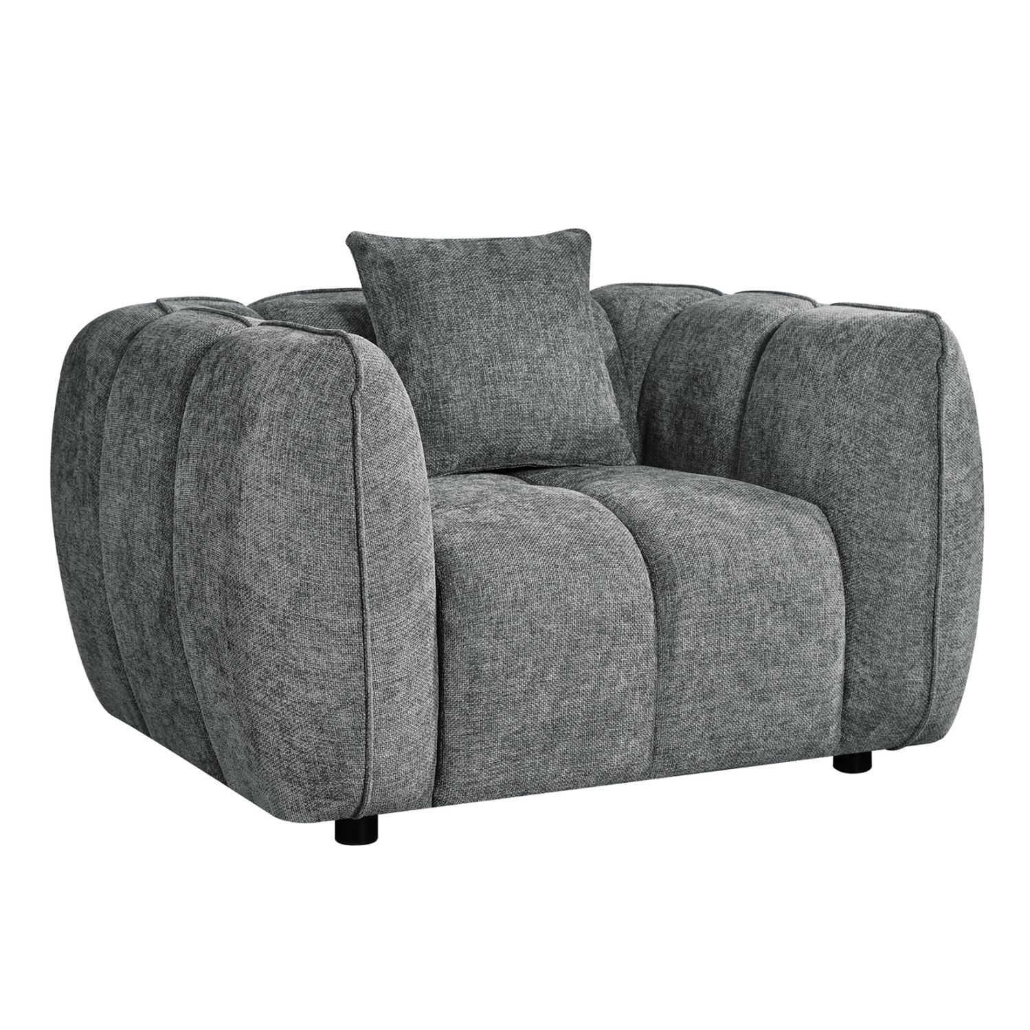 ΠΟΛΥΘΡΟΝΑ LYKKE HM3325.01 ΓΚΡΙ ΥΦΑΣΜΑ 119x89x70Υεκ 1