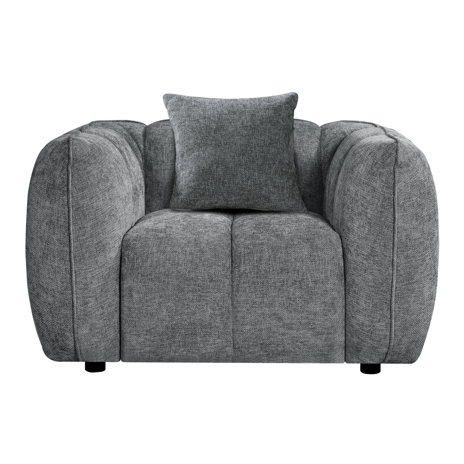 ΠΟΛΥΘΡΟΝΑ LYKKE HM3325.01 ΓΚΡΙ ΥΦΑΣΜΑ 119x89x70Υεκ 3