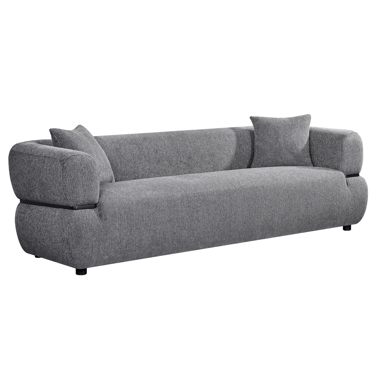 ΚΑΝΑΠΕΣ 3-ΘΕΣΙΟΣ ARCTIS HM3327.01 ΓΚΡΙ ΥΦΑΣΜΑ 229x88x68Υεκ. 1