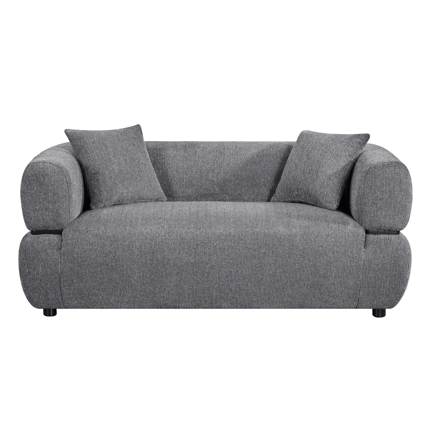 ΚΑΝΑΠΕΣ 2-ΘΕΣΙΟΣ ARCTIS HM3328.01 ΓΚΡΙ ΥΦΑΣΜΑ 169x88x68Υεκ. 3