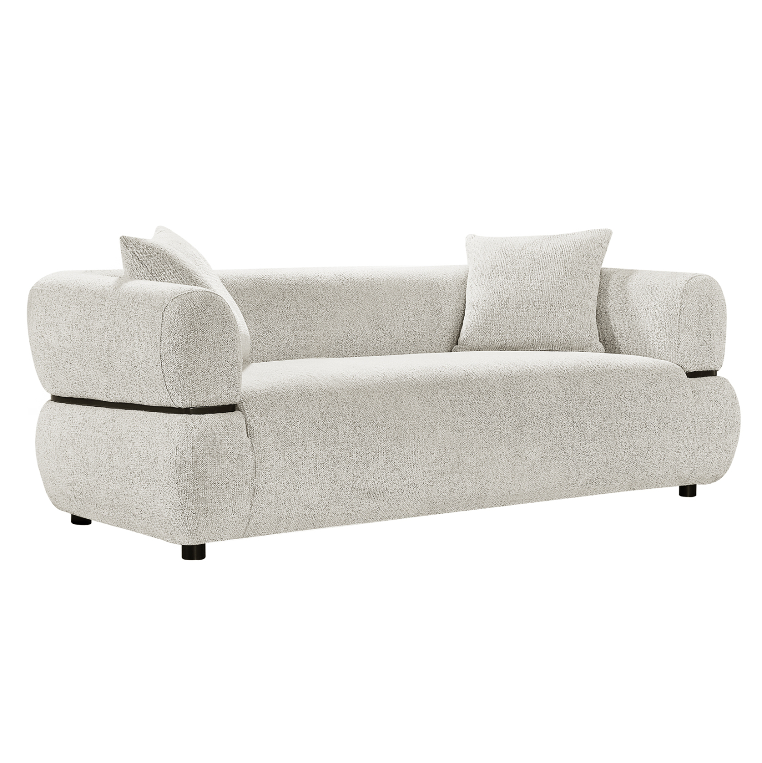 ΚΑΝΑΠΕΣ 2-ΘΕΣΙΟΣ ARCTIS HM3328.02 ΑΝΟΙΧΤΟ ΜΠΕΖ ΥΦΑΣΜΑ 169x88x68Υεκ. 1