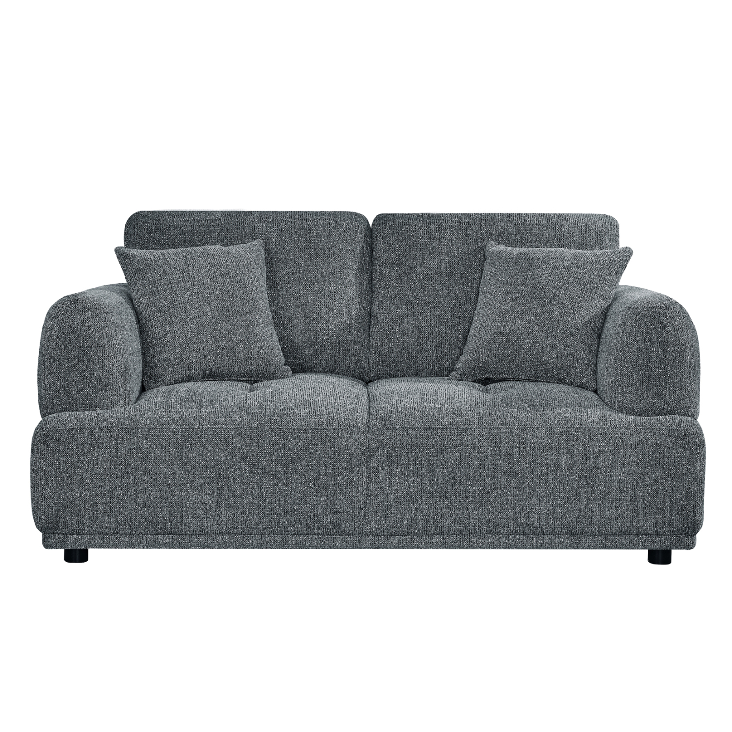 ΚΑΝΑΠΕΣ 2-ΘΕΣΙΟΣ STRUCTO HM3330.01 ΓΚΡΙ ΥΦΑΣΜΑ 168x94x88Υεκ. 3